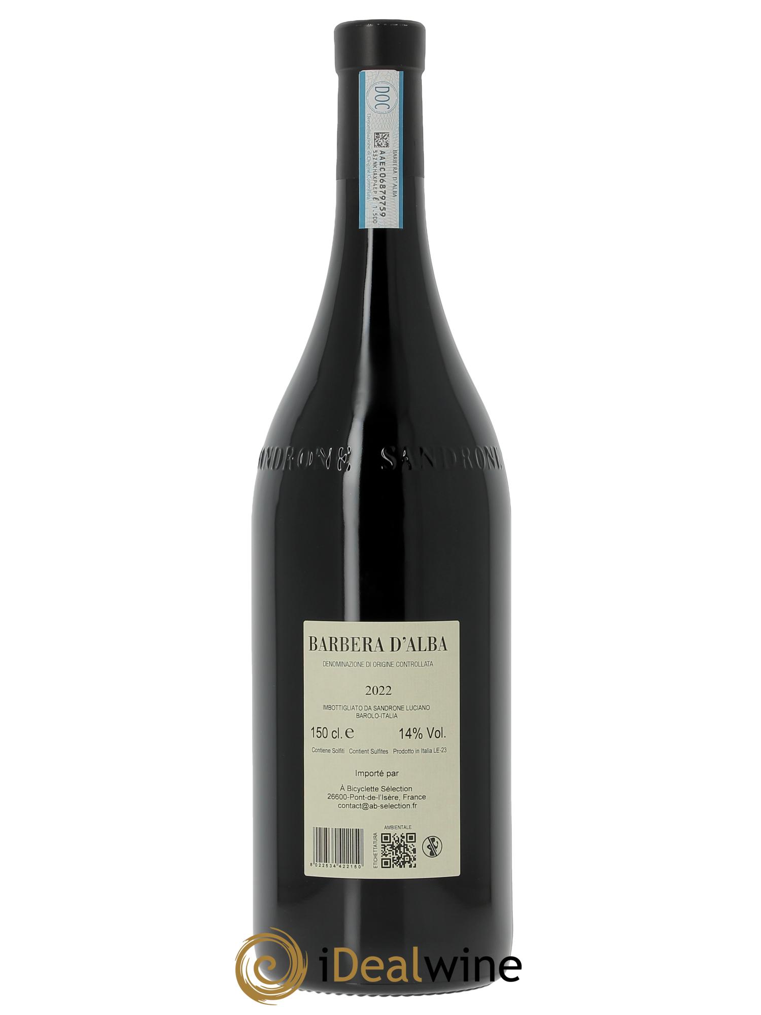 Barbera d'Alba DOC Luciano Sandrone 2022 - Lot of 1 magnum - 2