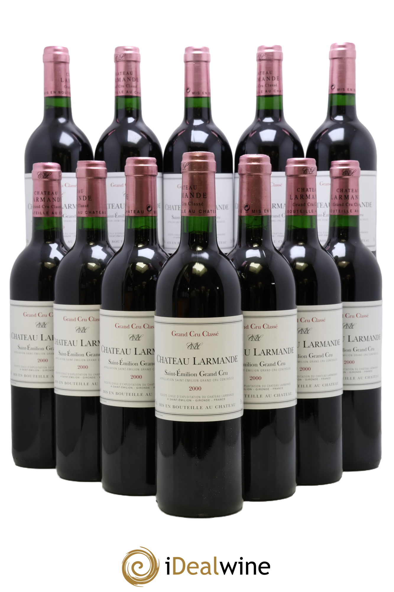 Château Larmande Grand Cru Classé 2000 - Lot de 12 bouteilles - 0
