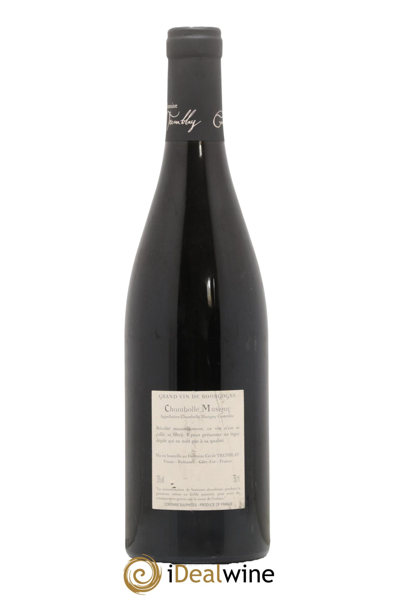 Chambolle-Musigny Les Cabottes Cécile Tremblay 2010 - Posten von 1 Flasche - 1