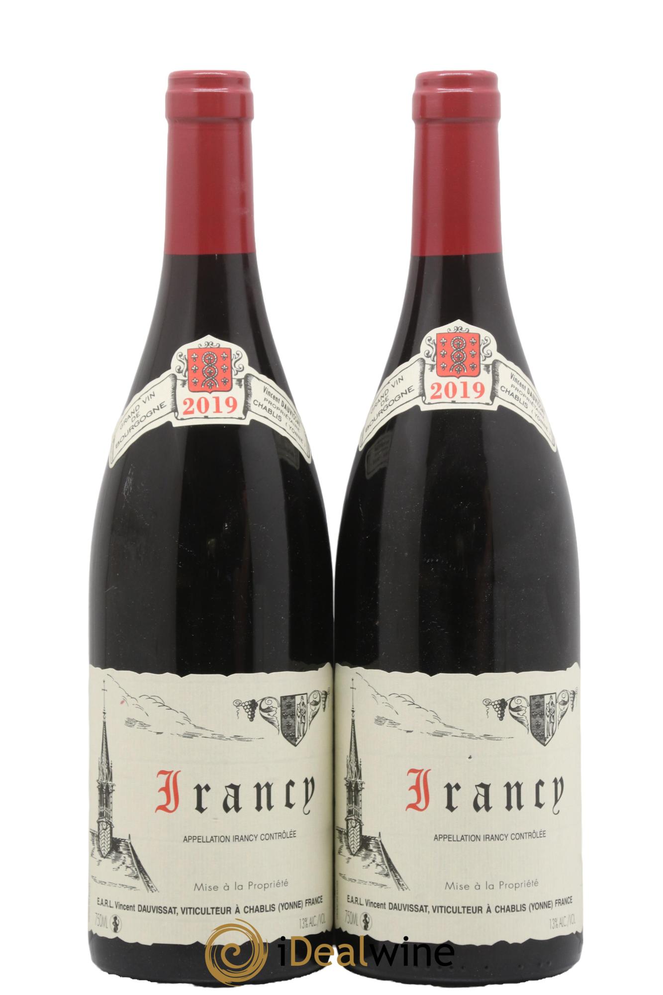 Irancy Vincent Dauvissat (Domaine) 2019 - Posten von 2 Flaschen - 0