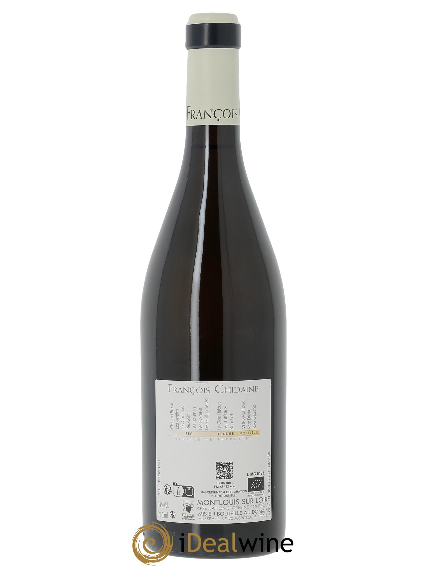 Montlouis-sur-Loire Les Grillonnières François Chidaine 2023 - Lot de 1 bouteille - 1