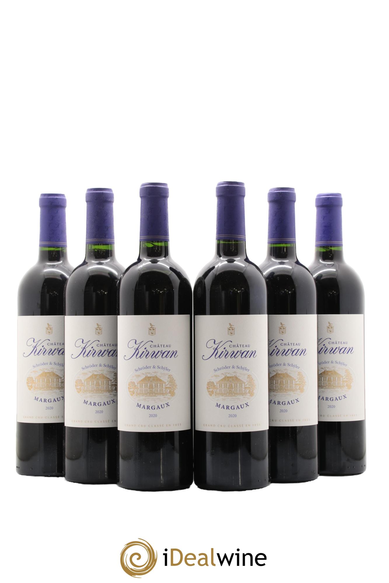 Château Kirwan 3ème Grand Cru Classé 2020 - Lot de 6 bouteilles - 0