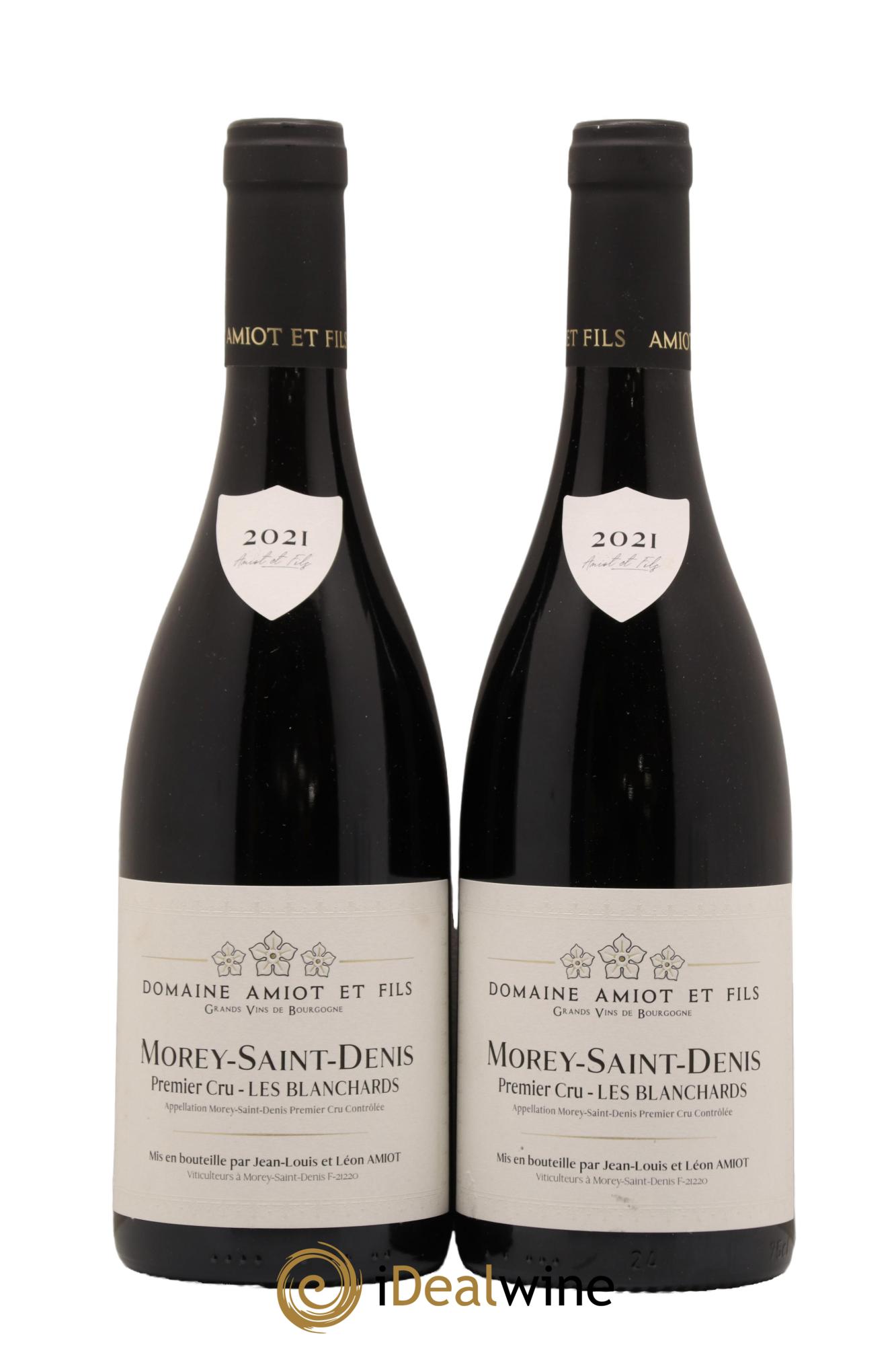 Morey-Saint-Denis 1er Cru Les Blanchards Domaine Amiot Pere Et Fils 2021 - Lot de 2 bouteilles - 0