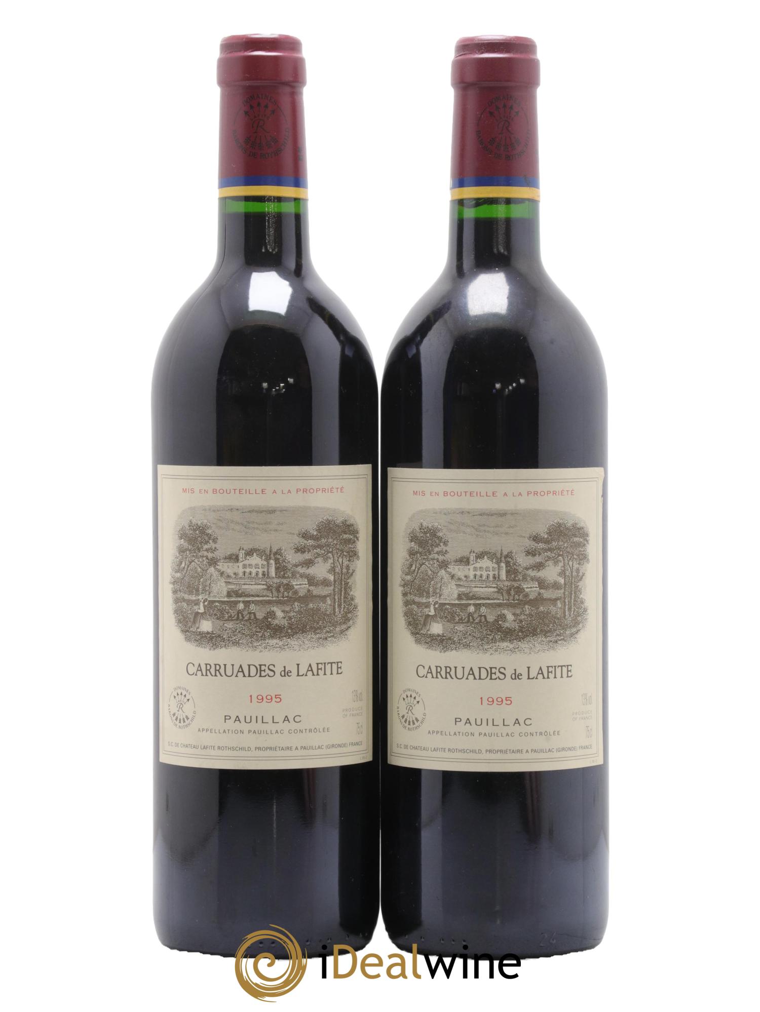 Carruades de Lafite Rothschild Second Vin 1995 - Lotto di 2 bottiglie - 0