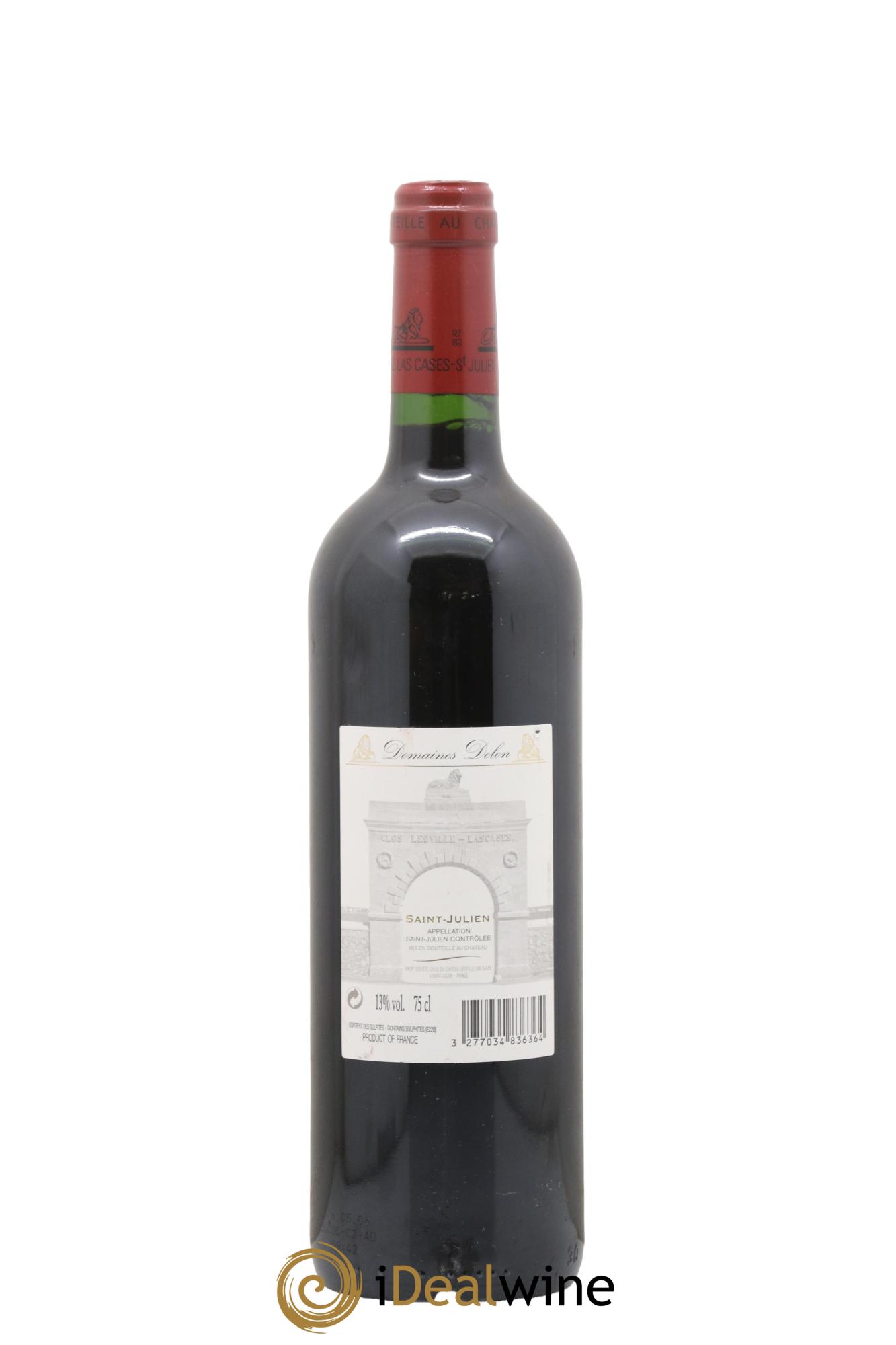 Château Léoville Las Cases 2ème Grand Cru Classé 2006 - Lot de 1 bouteille - 1