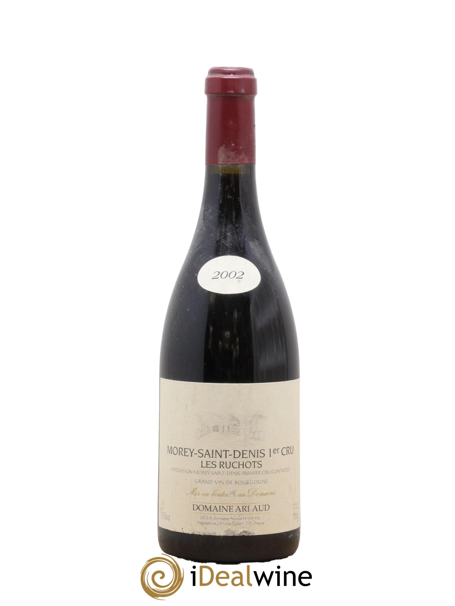 Morey-Saint-Denis 1er Cru Les Ruchots Arlaud 2002 - Lot de 1 bouteille - 0