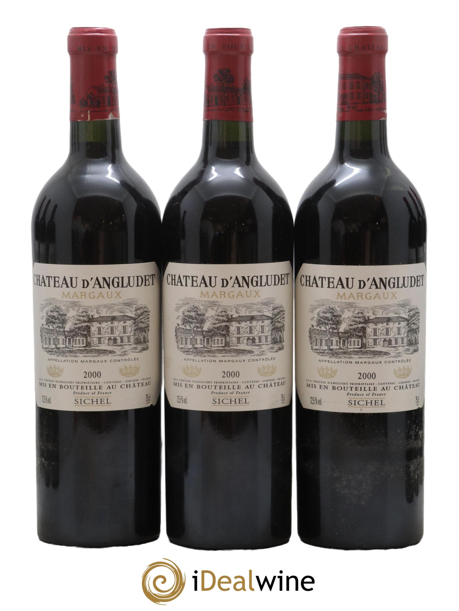 Château d' Angludet Cru Bourgeois 2000 - Lotto di 12 bottiglie - 3