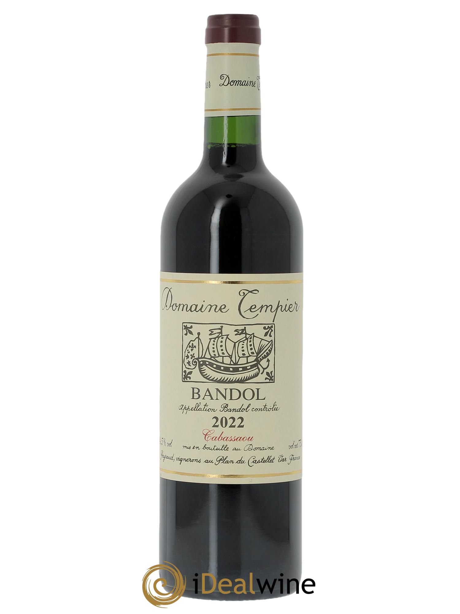 Bandol Domaine Tempier Cuvée Cabassaou Famille Peyraud 2022 - Lote de 1 botella - 0