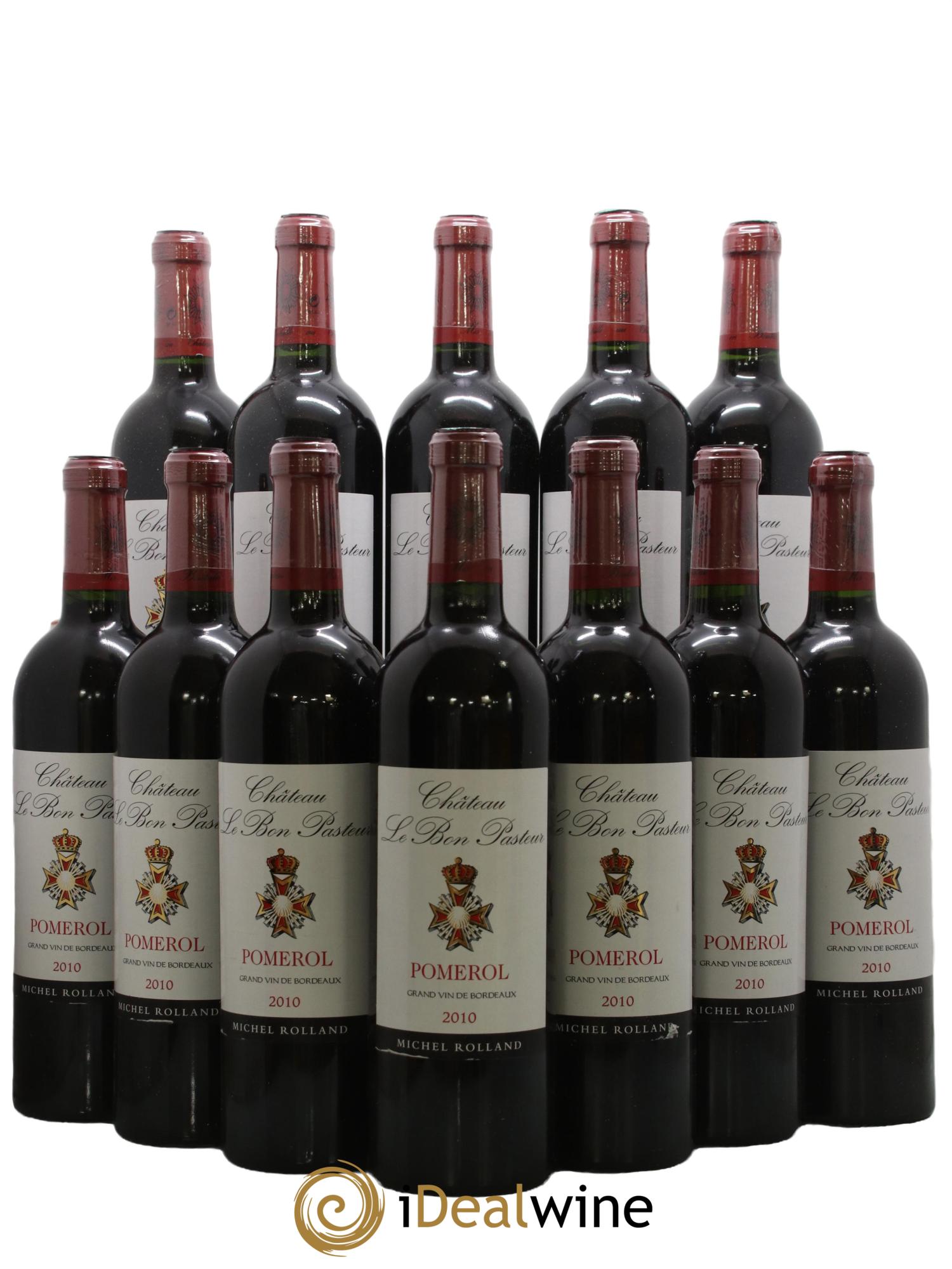 Château le Bon Pasteur 2010 - Lot of 12 bottles - 0