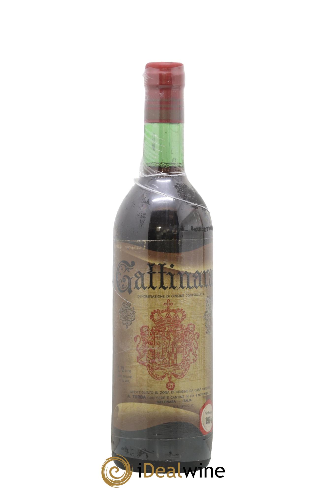 Gattinara DOCG A Turba 1974 - Lot of 1 bottle - 0