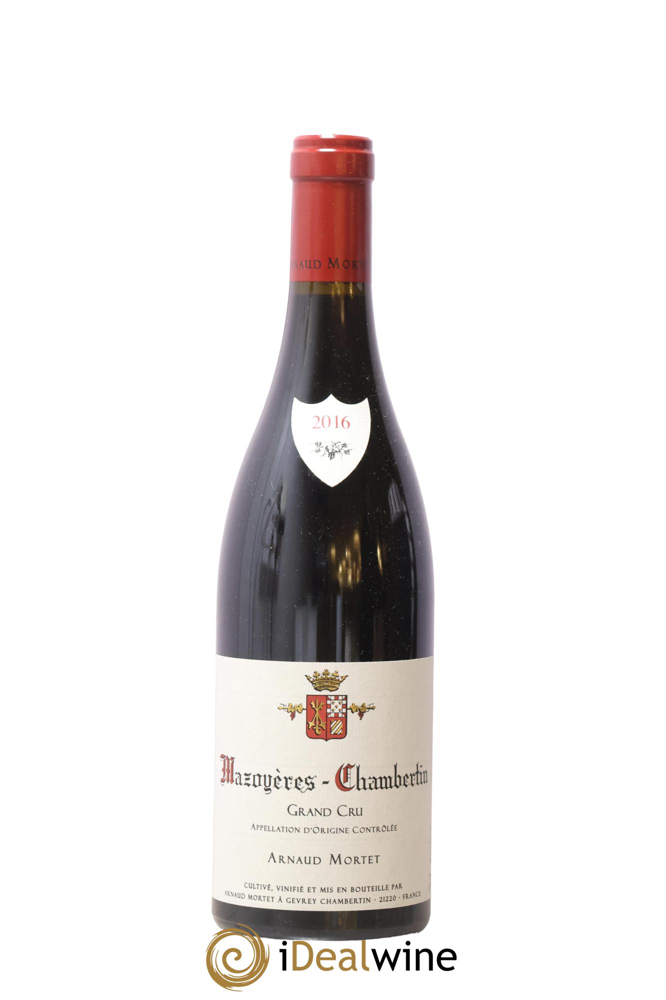 Mazoyères-Chambertin Grand Cru Arnaud Mortet 2016 - Lot de 1 bouteille - 0