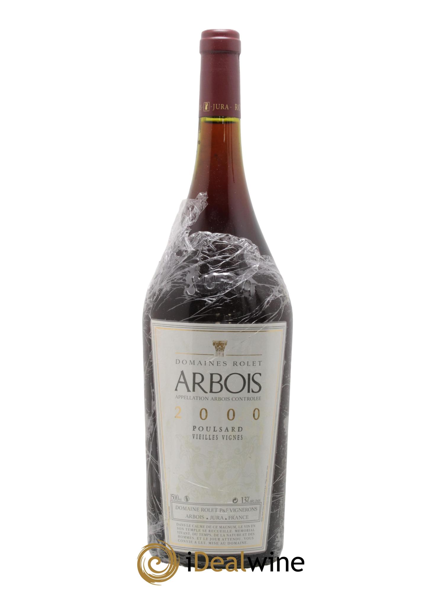 Arbois Poulsard Vieilles Vignes Domaine Rolet 2000 - Lot de 1 magnum - 0