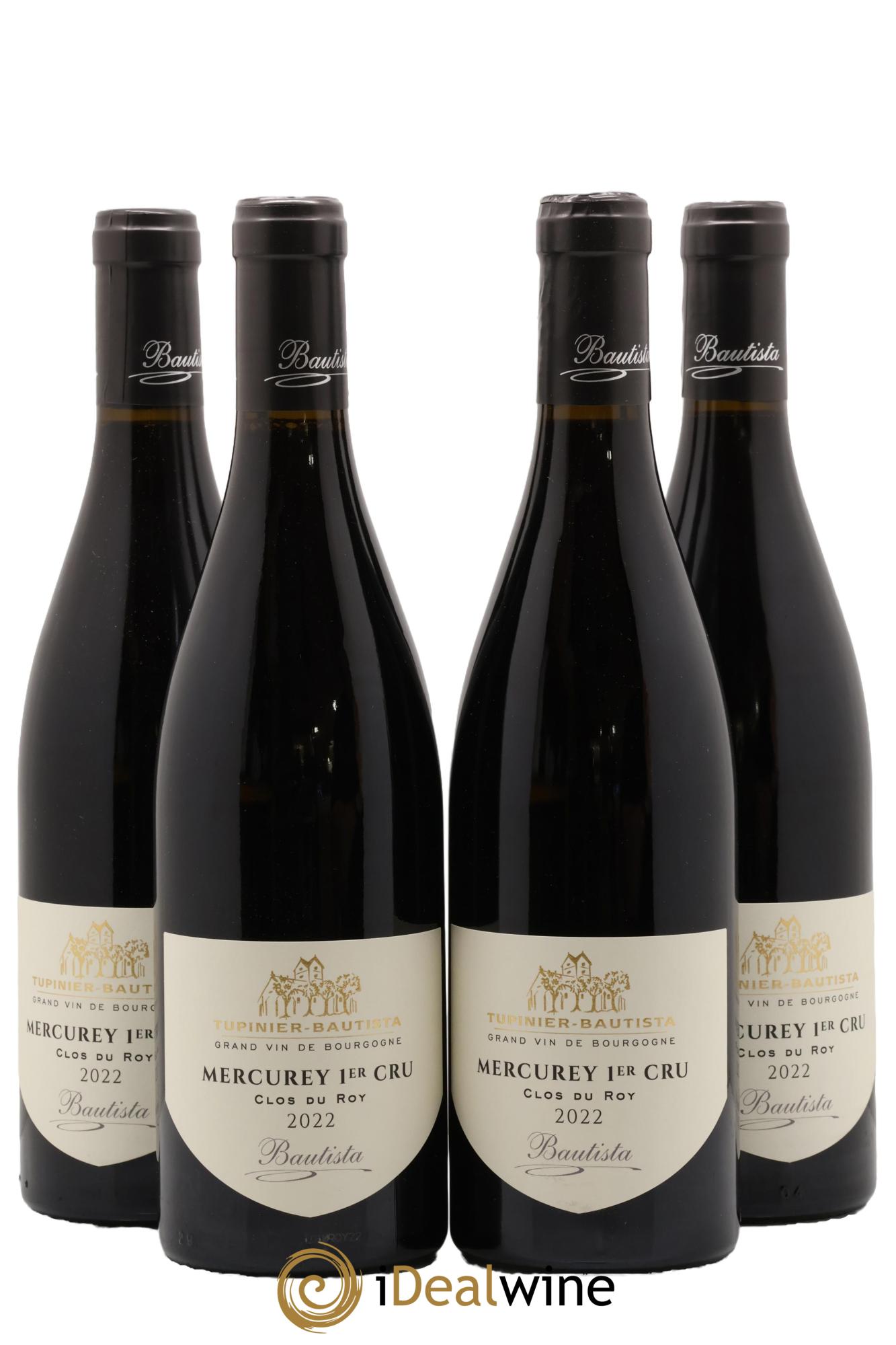 Mercurey 1er Cru Clos du Roy Tupinier Bautista 2022 - Posten von 4 Flaschen - 0