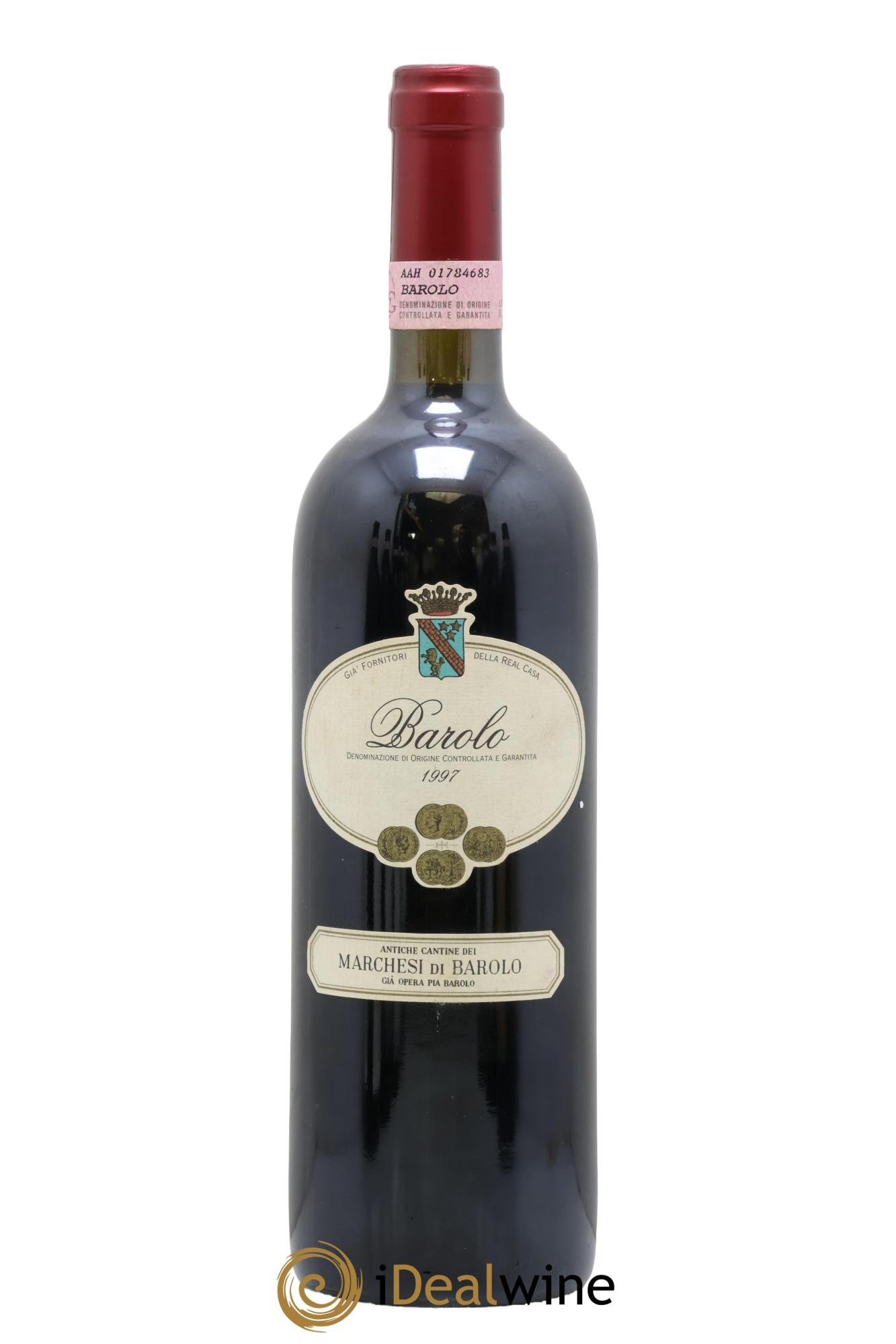 Barolo DOC DOCG Marchesi di Barolo 1997 - Lote de 1 botella - 0