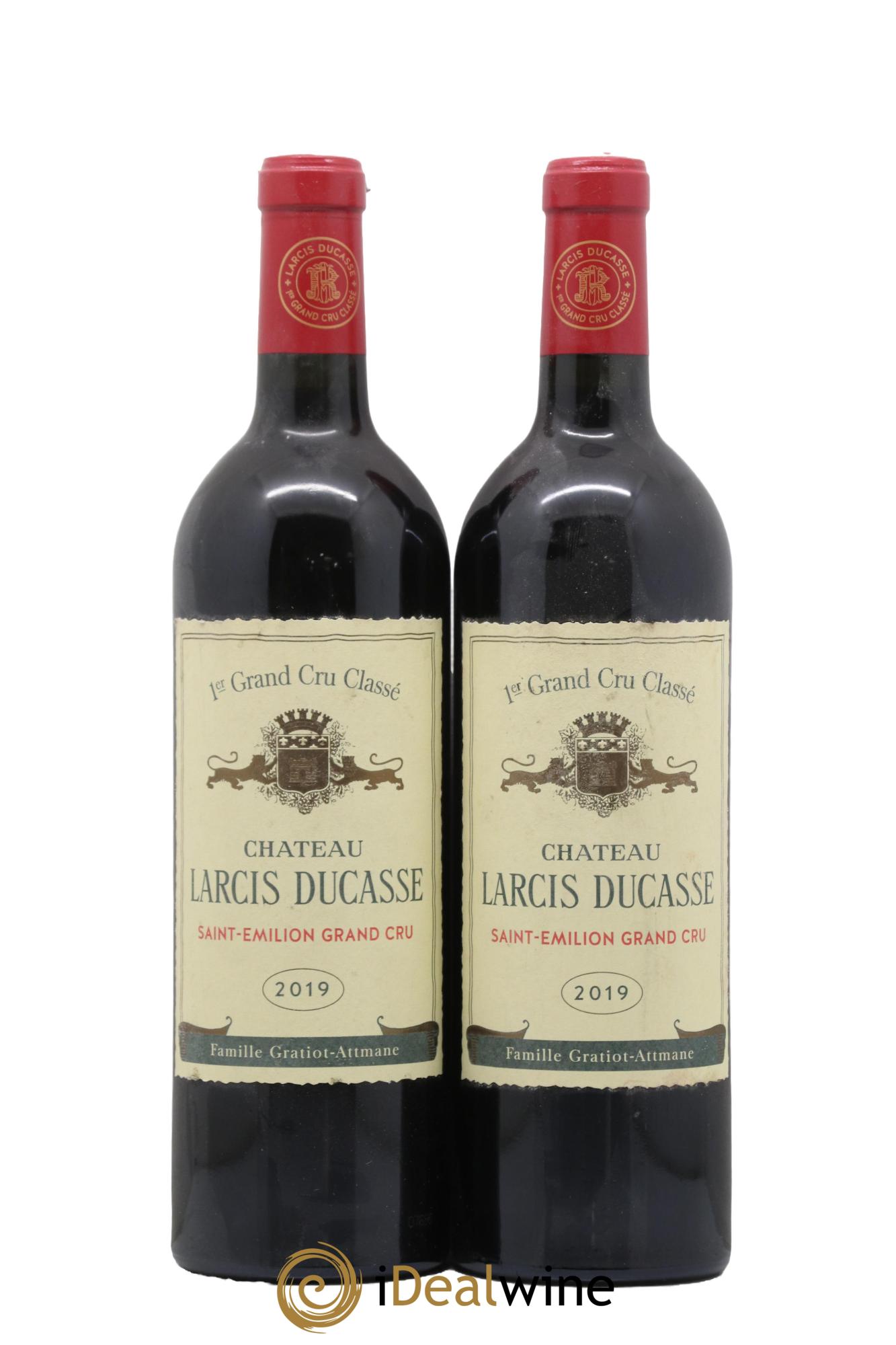 Château Larcis Ducasse 1er Grand Cru Classé B 2019 - Lotto di 2 bottiglie - 0