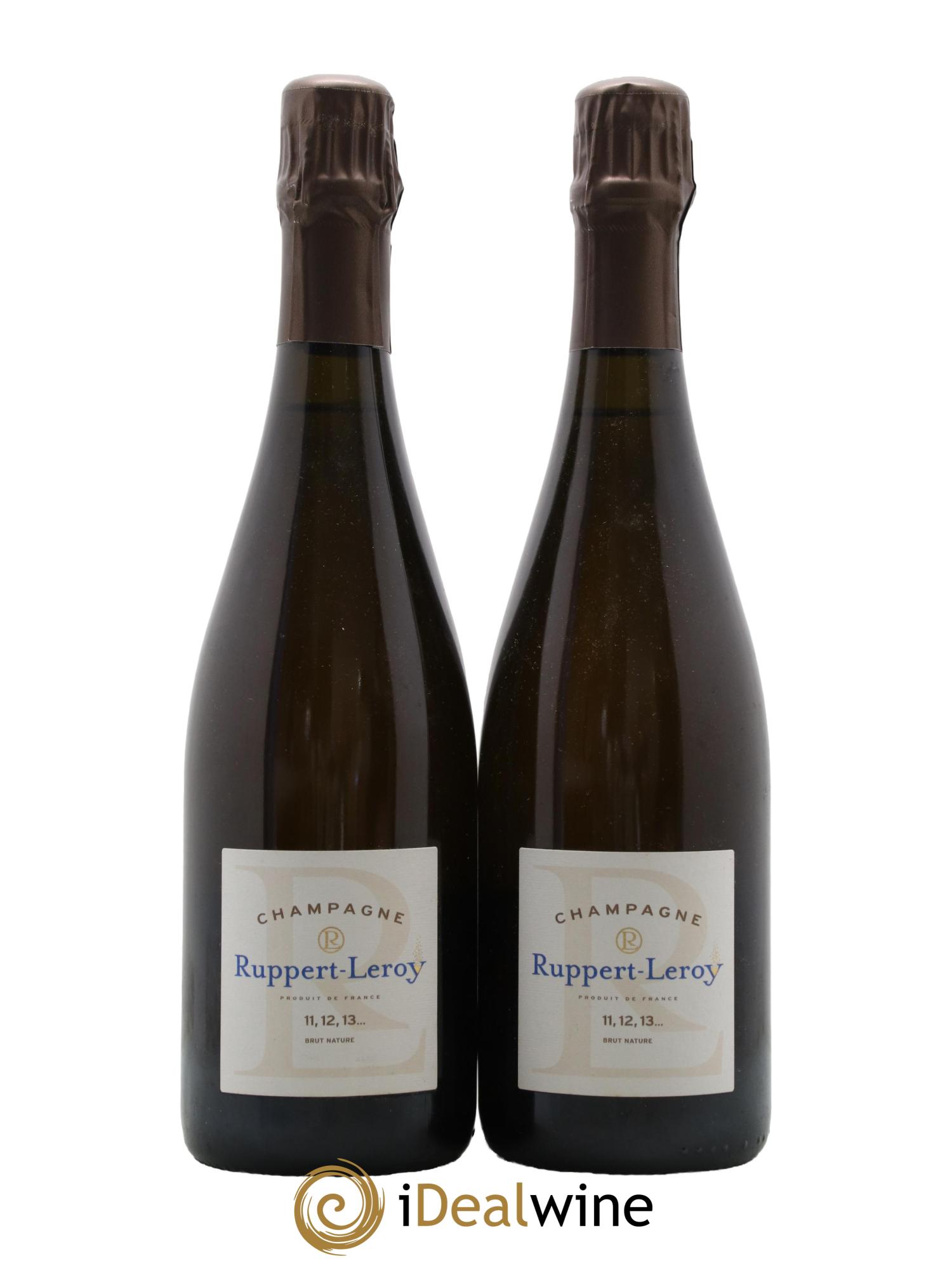 Brut Nature 11,12,13... Ruppert-Leroy - Lot de 2 bouteilles - 0