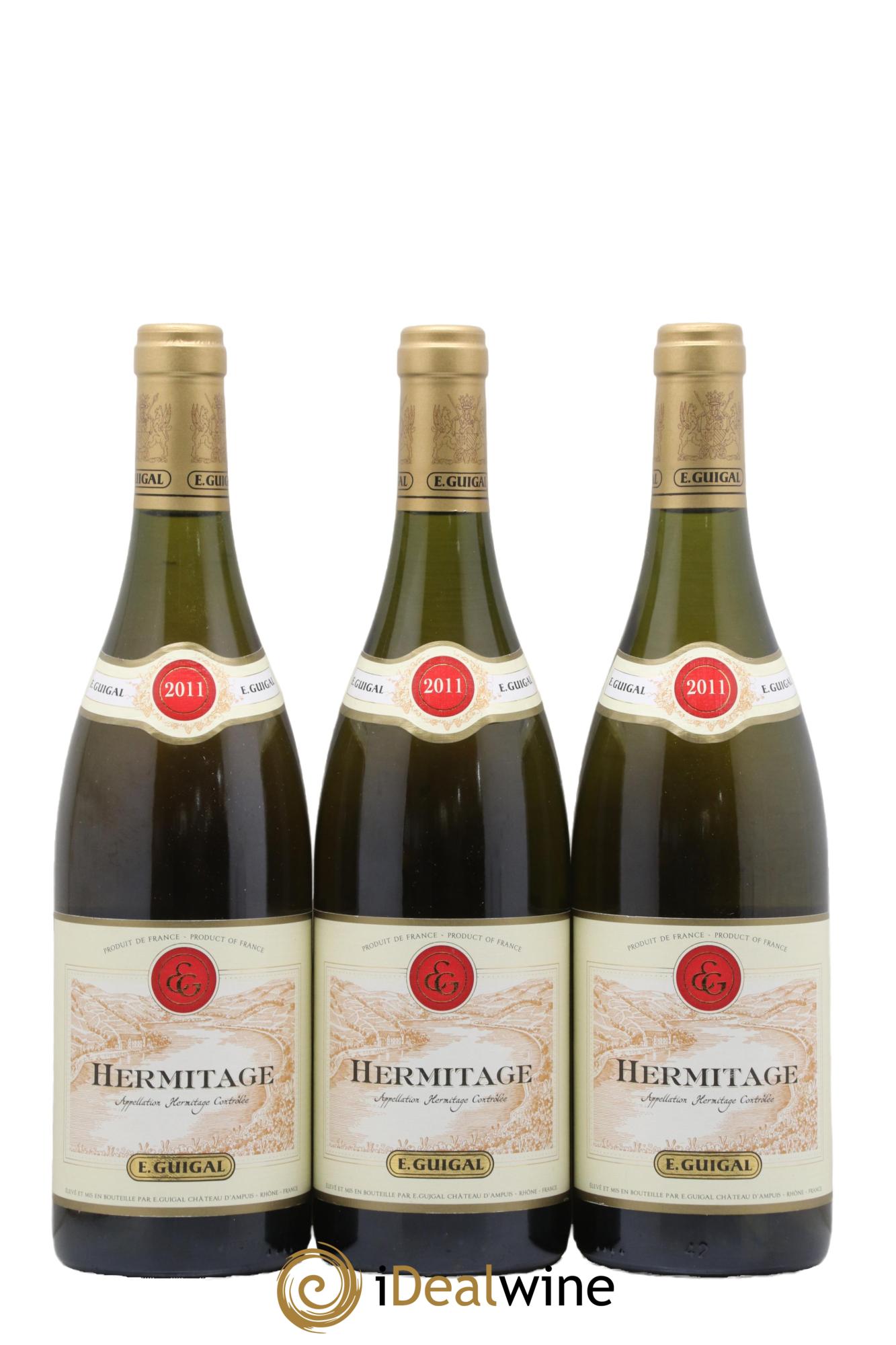 Hermitage Guigal 2011 - Lot of 3 bottles - 0