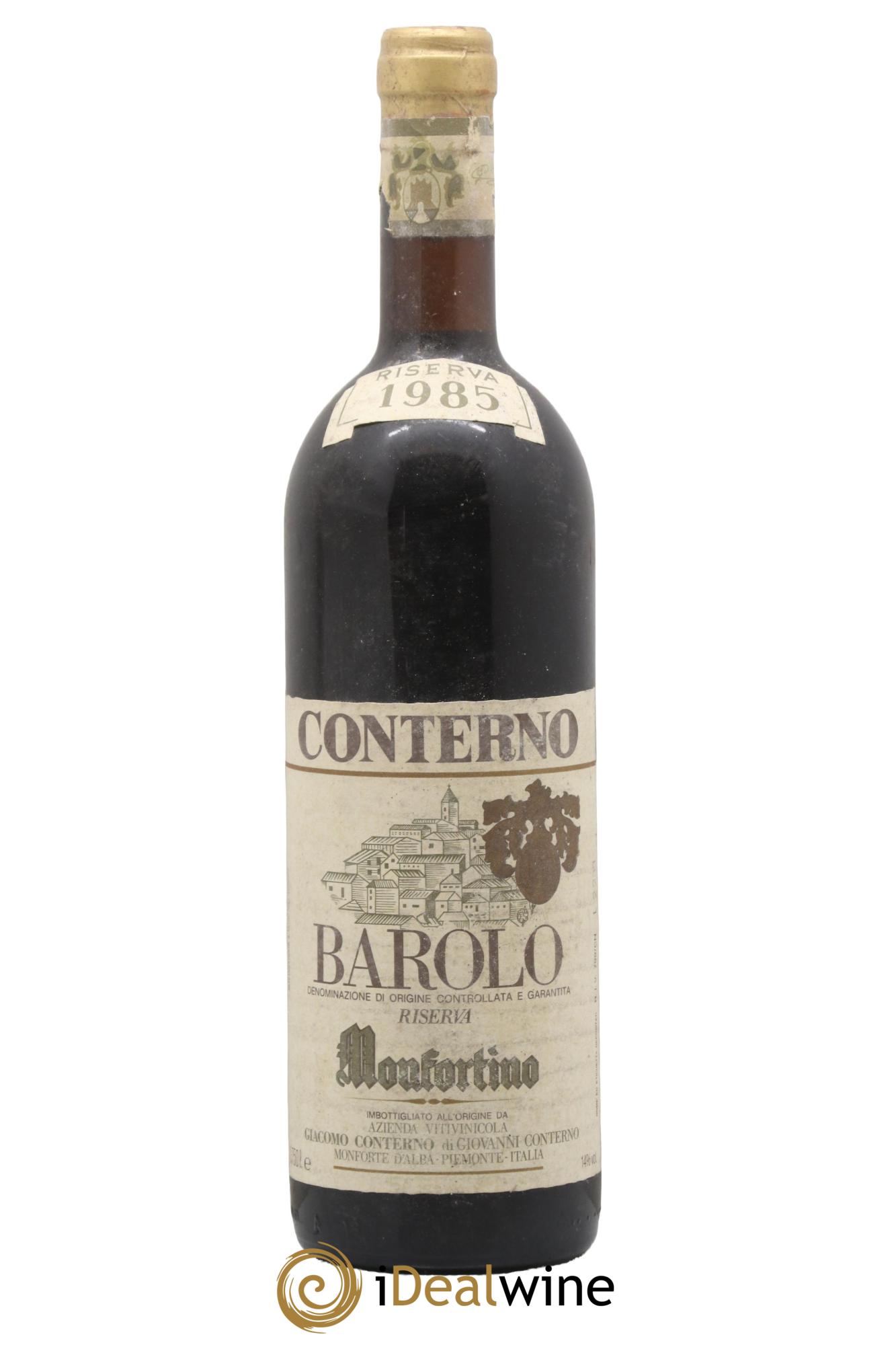 Barolo DOCG Riserva Monfortino Giacomo Conterno 1985 - Lot of 1 bottle - 0
