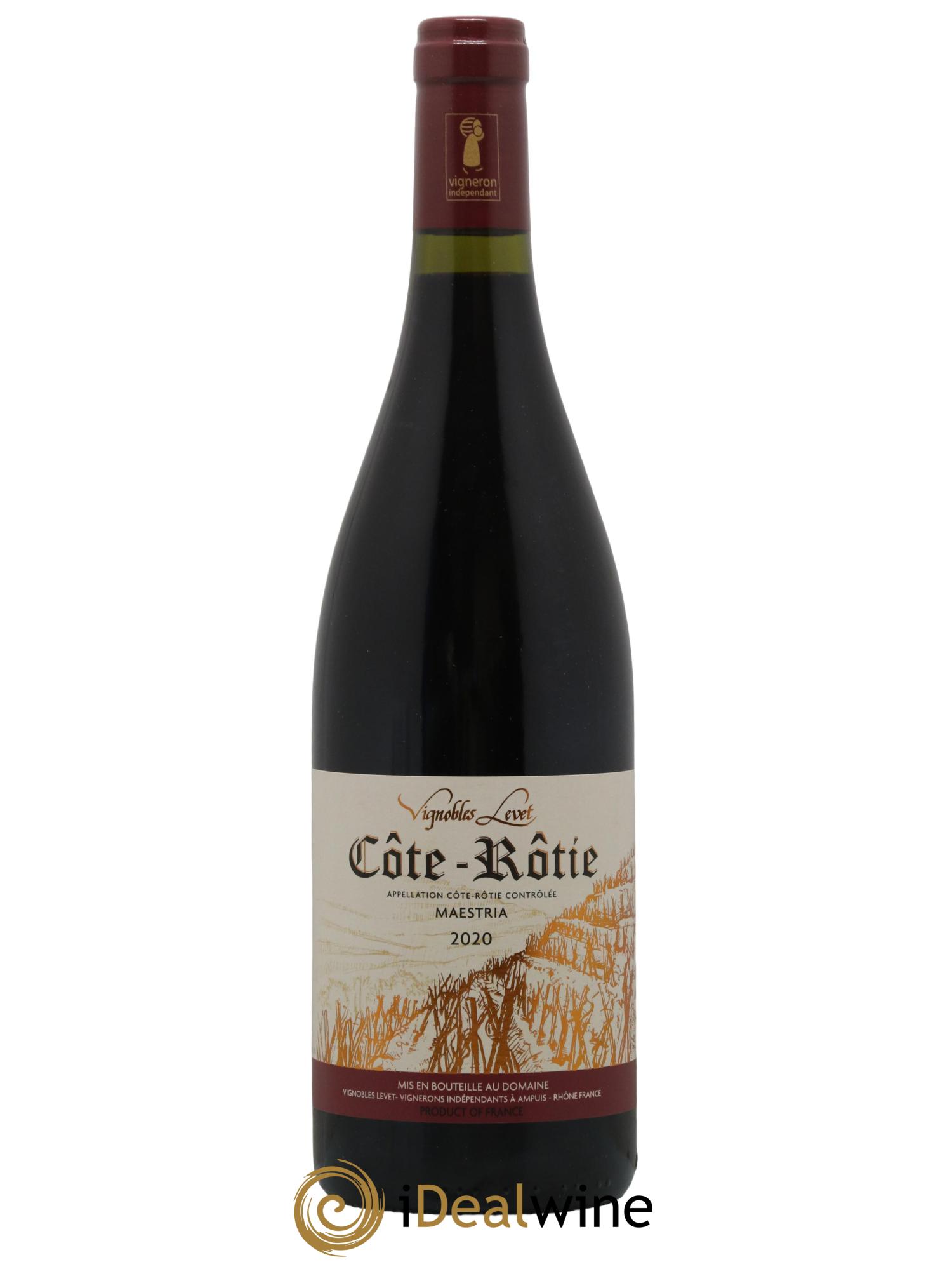 Côte-Rôtie Maestria Vignobles Levet 2020 - Lot de 1 bouteille - 0