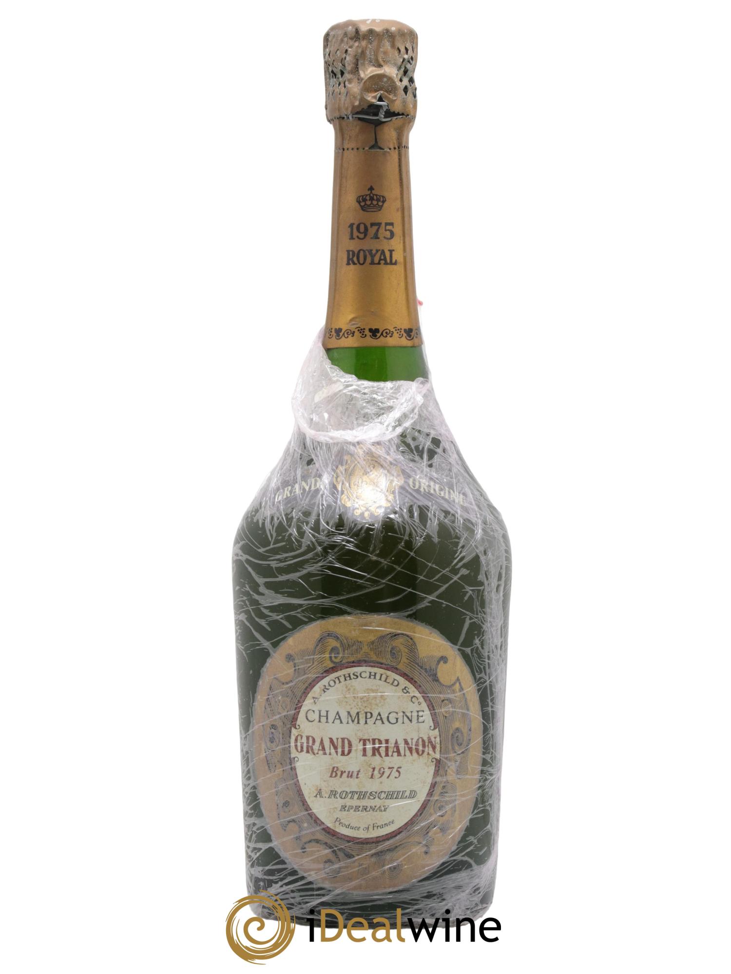 Champagne Grand Trianon Alfred Rothschild 1975 - Posten von 1 Flasche - 0