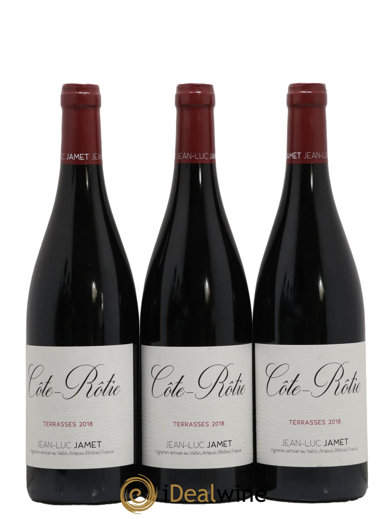Côte-Rôtie Terrasses Jean-Luc Jamet (Domaine) 2018 - Lot de 3 bouteilles - 0