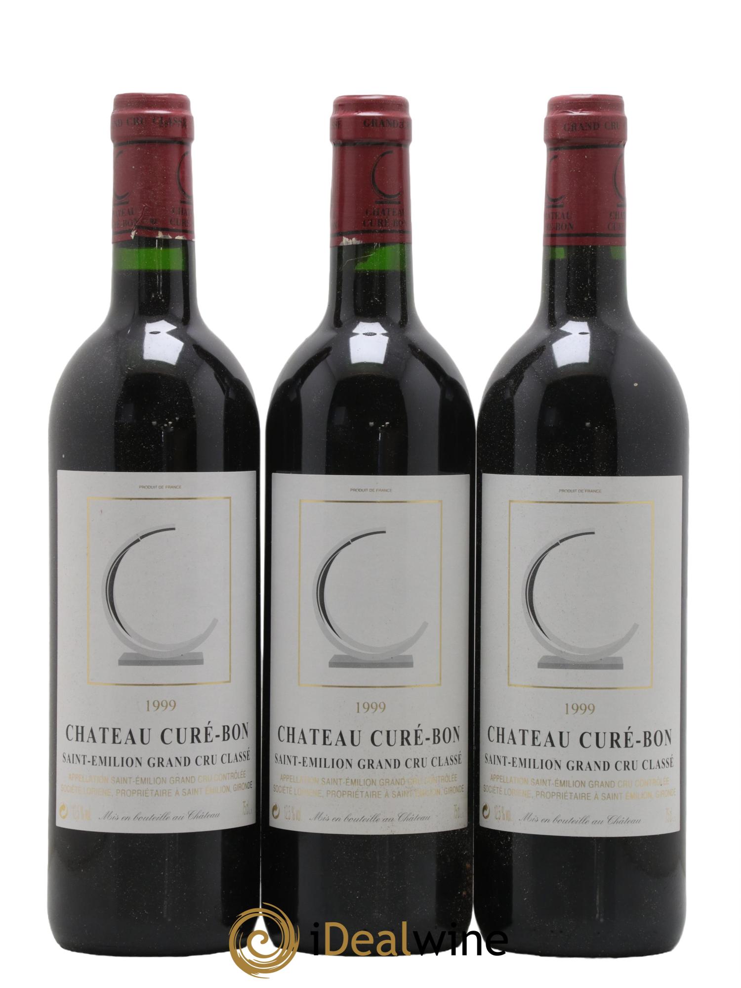 Château Curé Bon 1999 - Lot of 12 bottles - 4