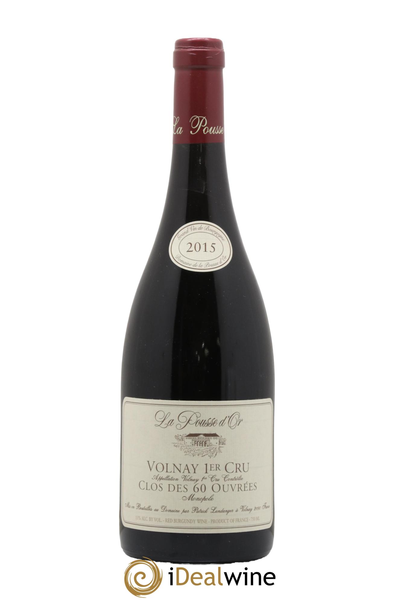 Volnay 1er Cru Clos des 60 ouvrées La Pousse d'Or (Domaine de) 2015 - Lotto di 1 bottiglia - 0