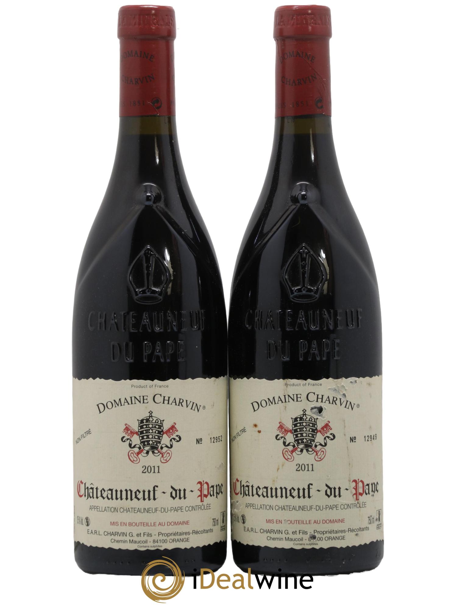 Châteauneuf-du-Pape Charvin (Domaine) 2011 - Lot de 2 bouteilles - 0