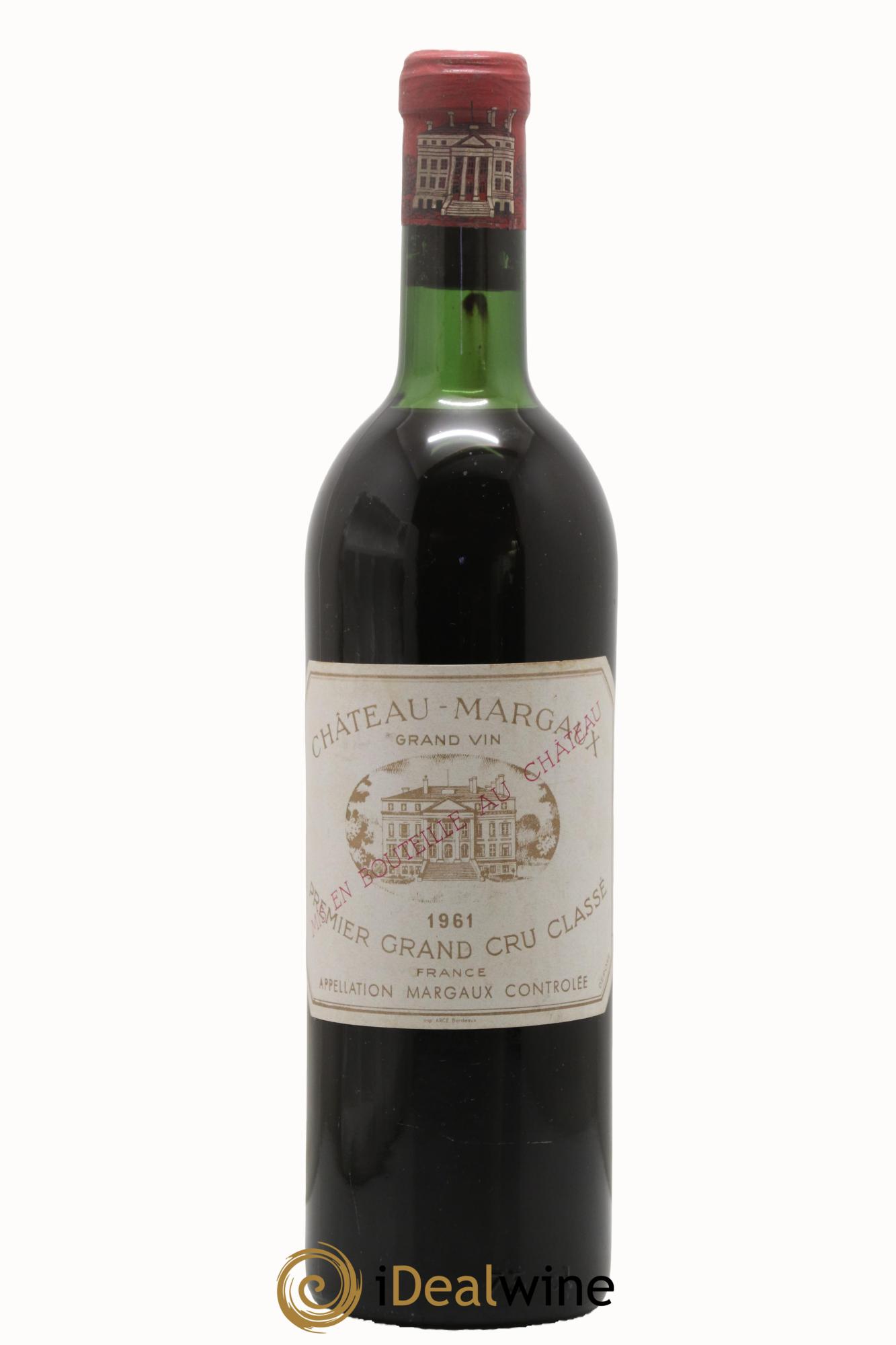 Château Margaux 1er Grand Cru Classé 1961 - Lot de 1 bouteille - 0