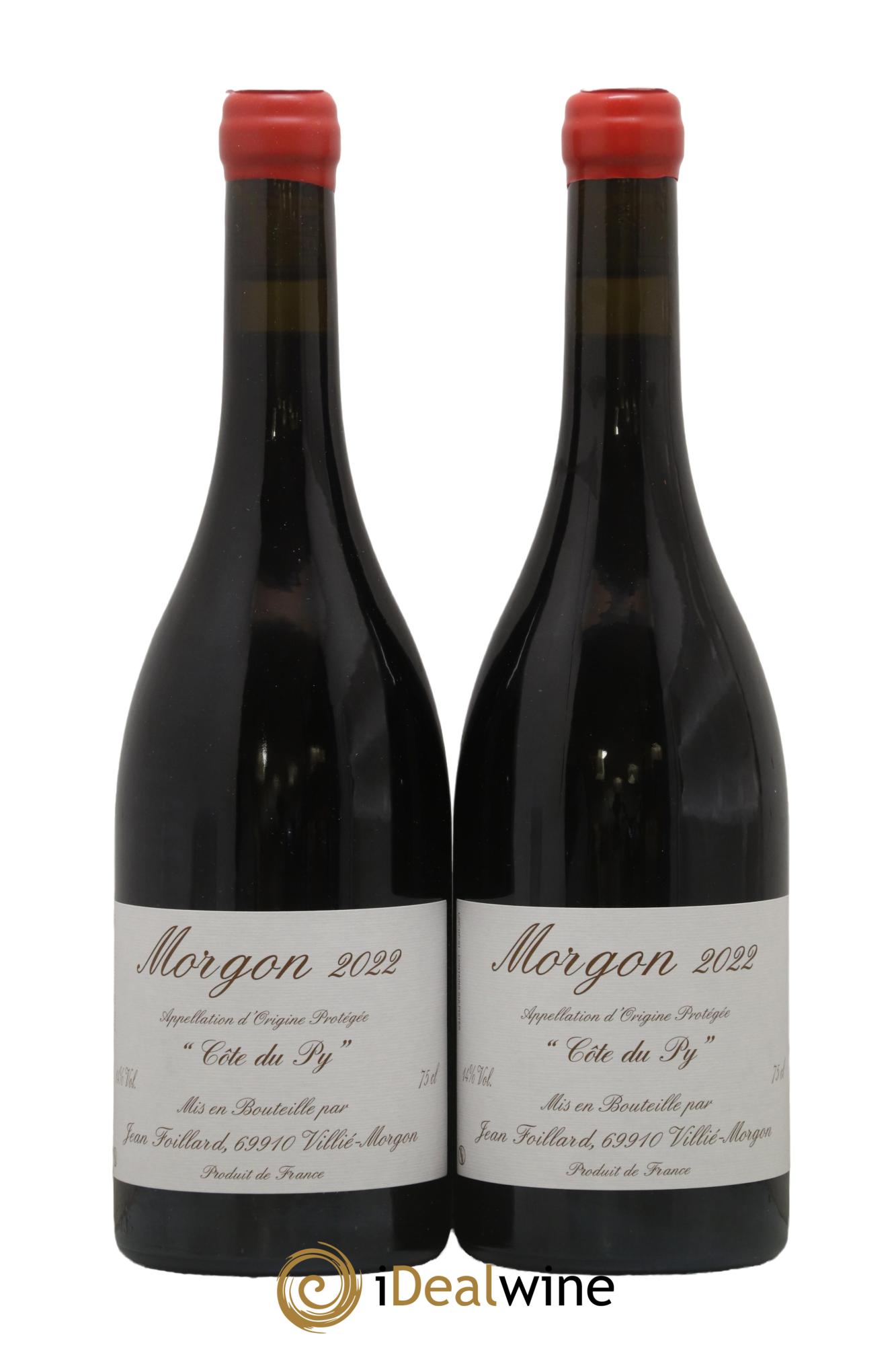 Morgon Côte du Py Jean Foillard 2022 - Lot of 2 bottles - 0
