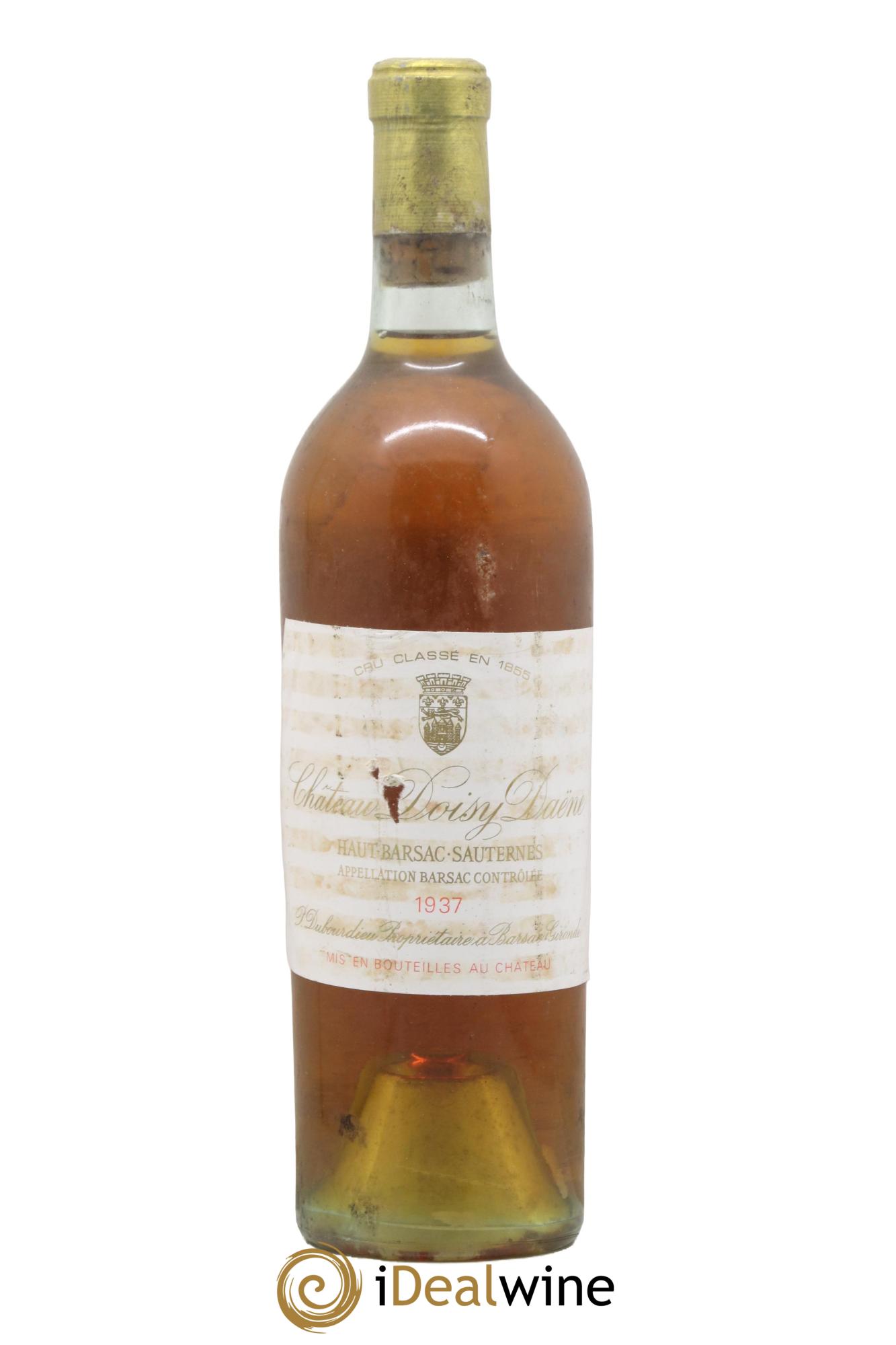 Château Doisy Daëne 2ème Grand Cru Classé 1937 - Lot of 1 bottle - 0