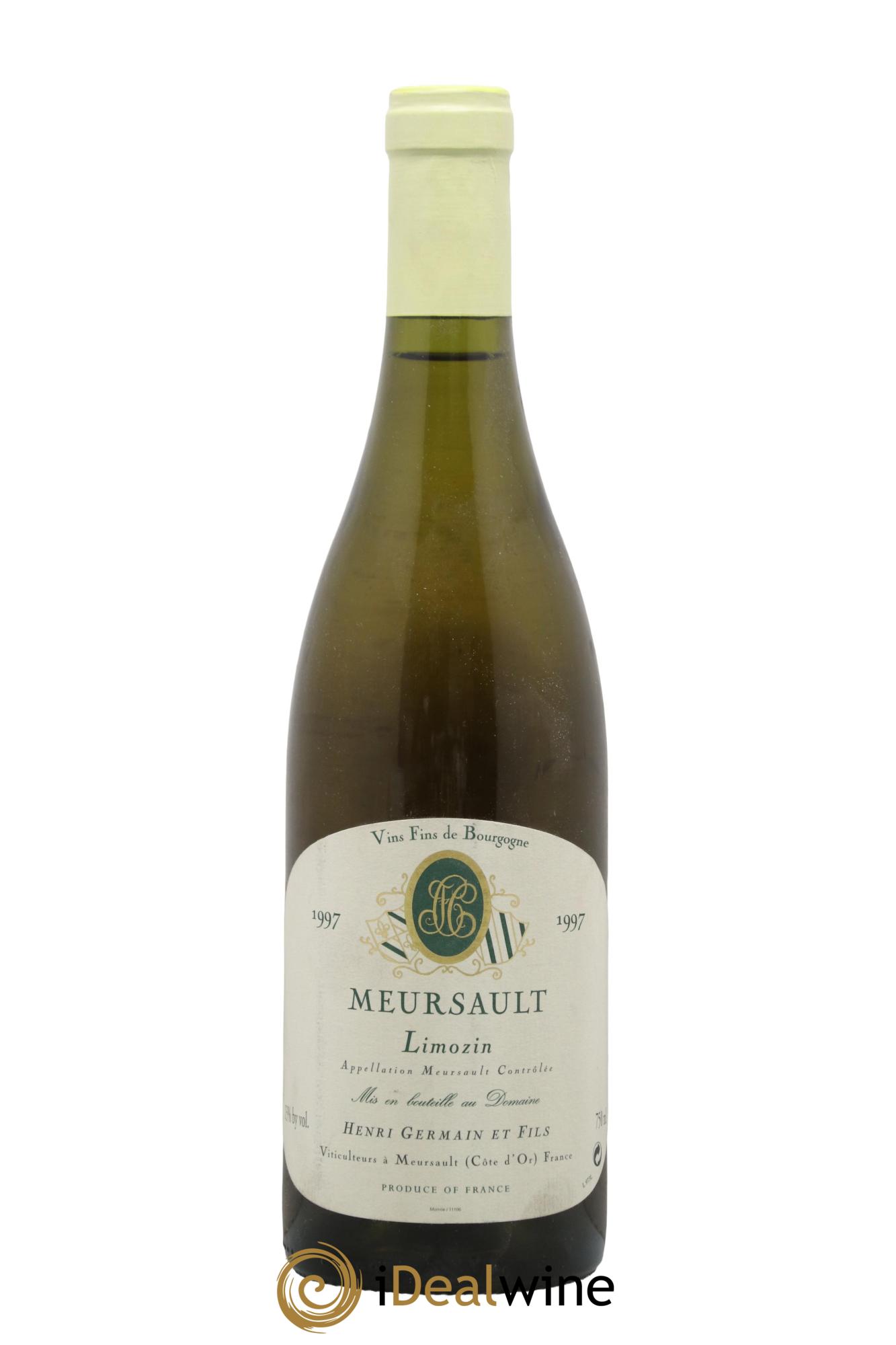 Meursault Limozin Henri Germain 1997 - Lot de 1 bouteille - 0