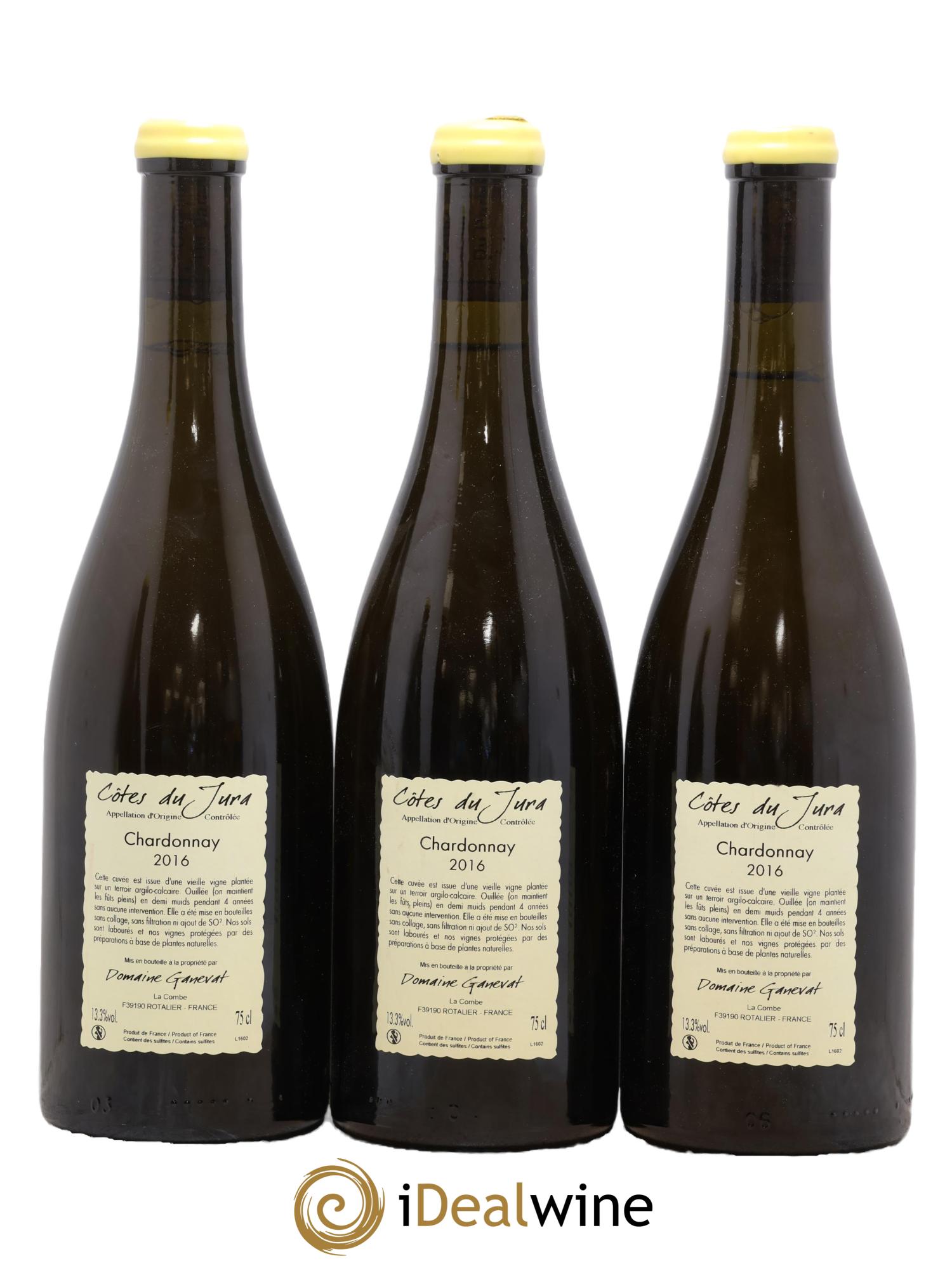 Côtes du Jura Les Chamois du Paradis Jean-François Ganevat (Domaine) 2016 - Lotto di 3 bottiglie - 1