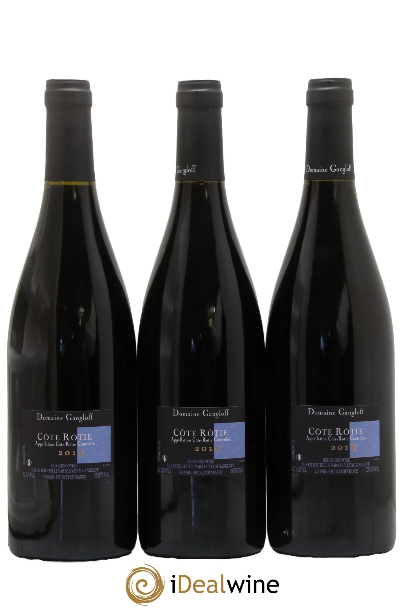 Côte-Rôtie La Barbarine Gangloff (Domaine) 2018 - Lot de 3 bouteilles - 1