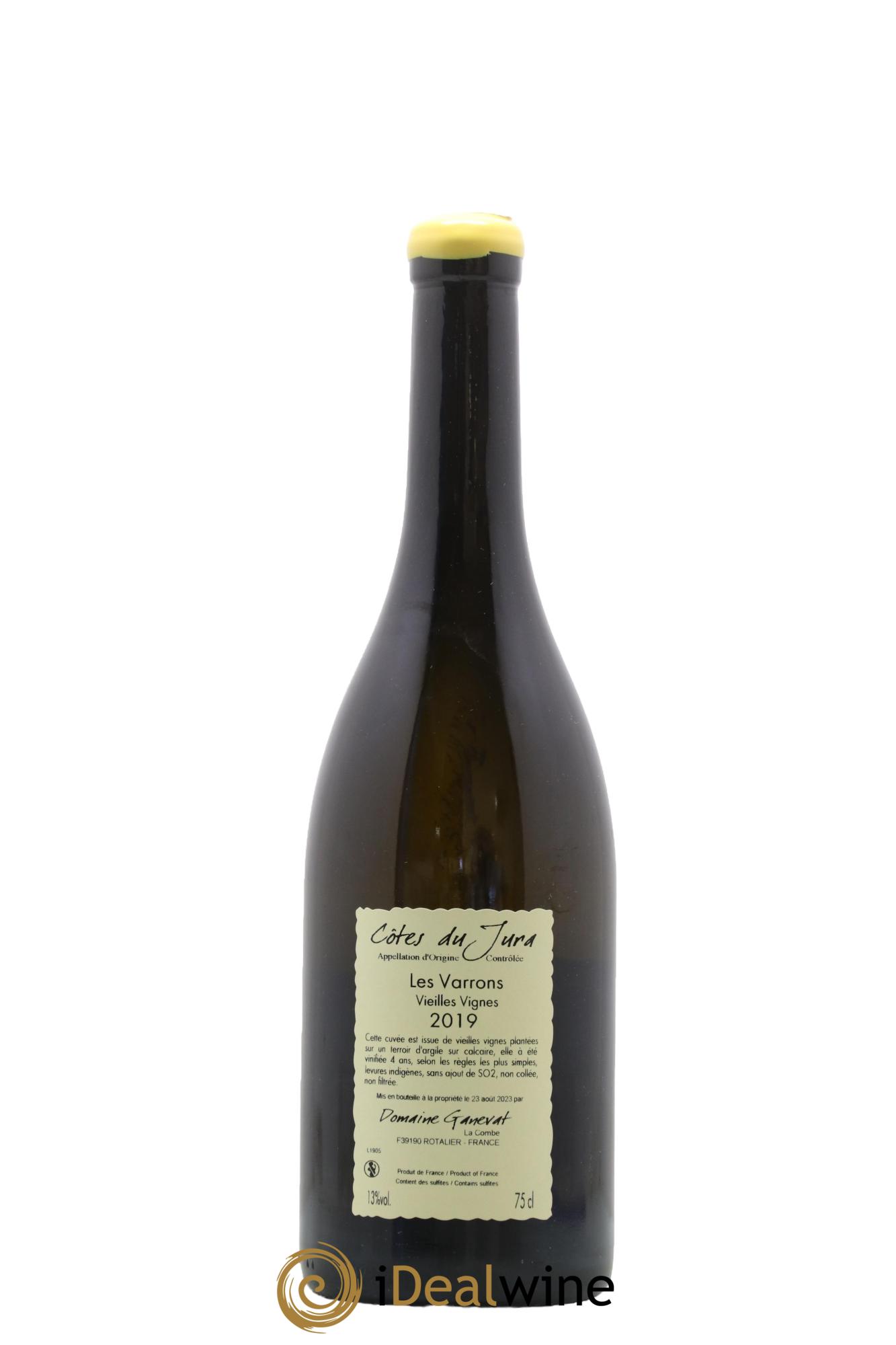 Côtes du Jura Les Varrons Vieilles Vignes Jean-François Ganevat (Domaine) 2019 - Lot de 1 bouteille - 1