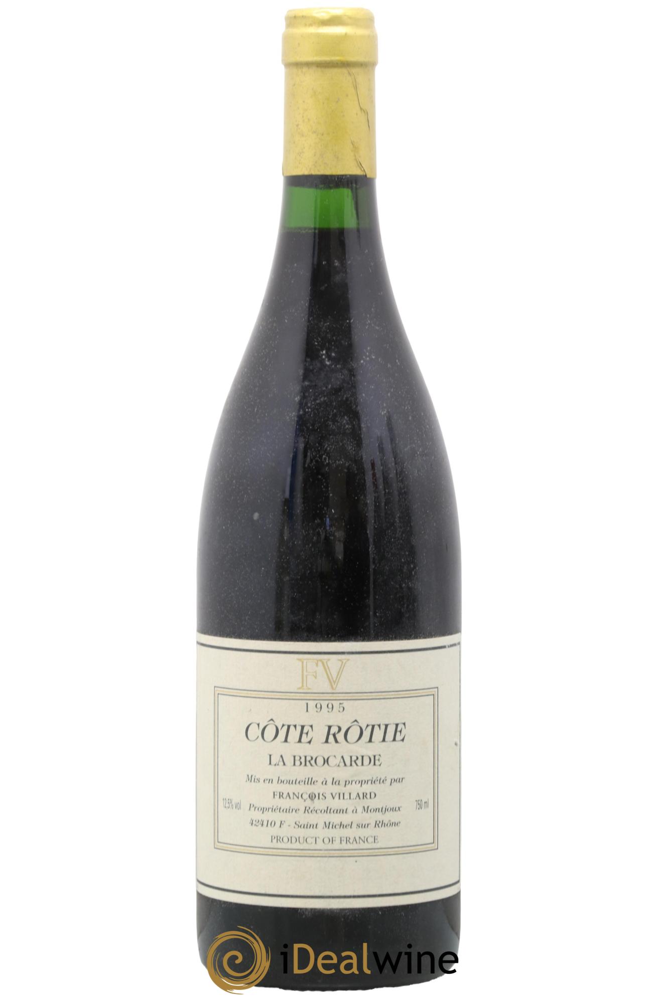 Côte-Rôtie La Brocarde François Villard 1995 - Lot de 1 bouteille - 0