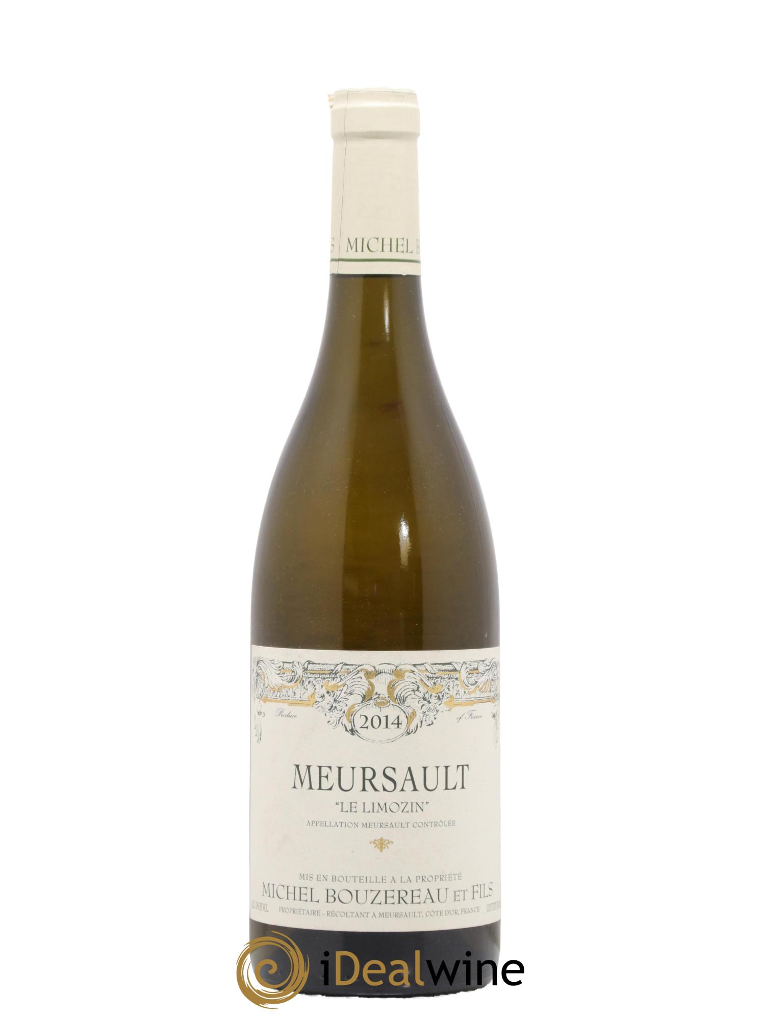 Meursault Le Limozin Michel Bouzereau et Fils (Domaine) 2014 - Lot de 1 bouteille - 0
