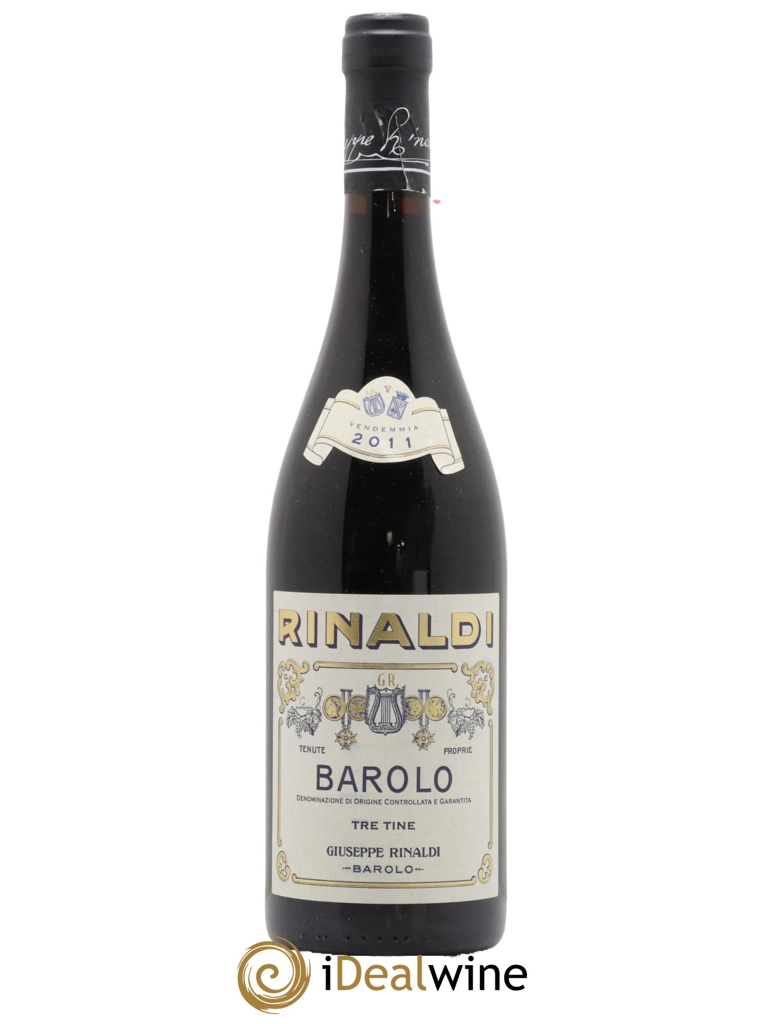 Barolo DOCG Tre Tine Giuseppe Rinaldi 2011 - Posten von 1 Flasche - 0