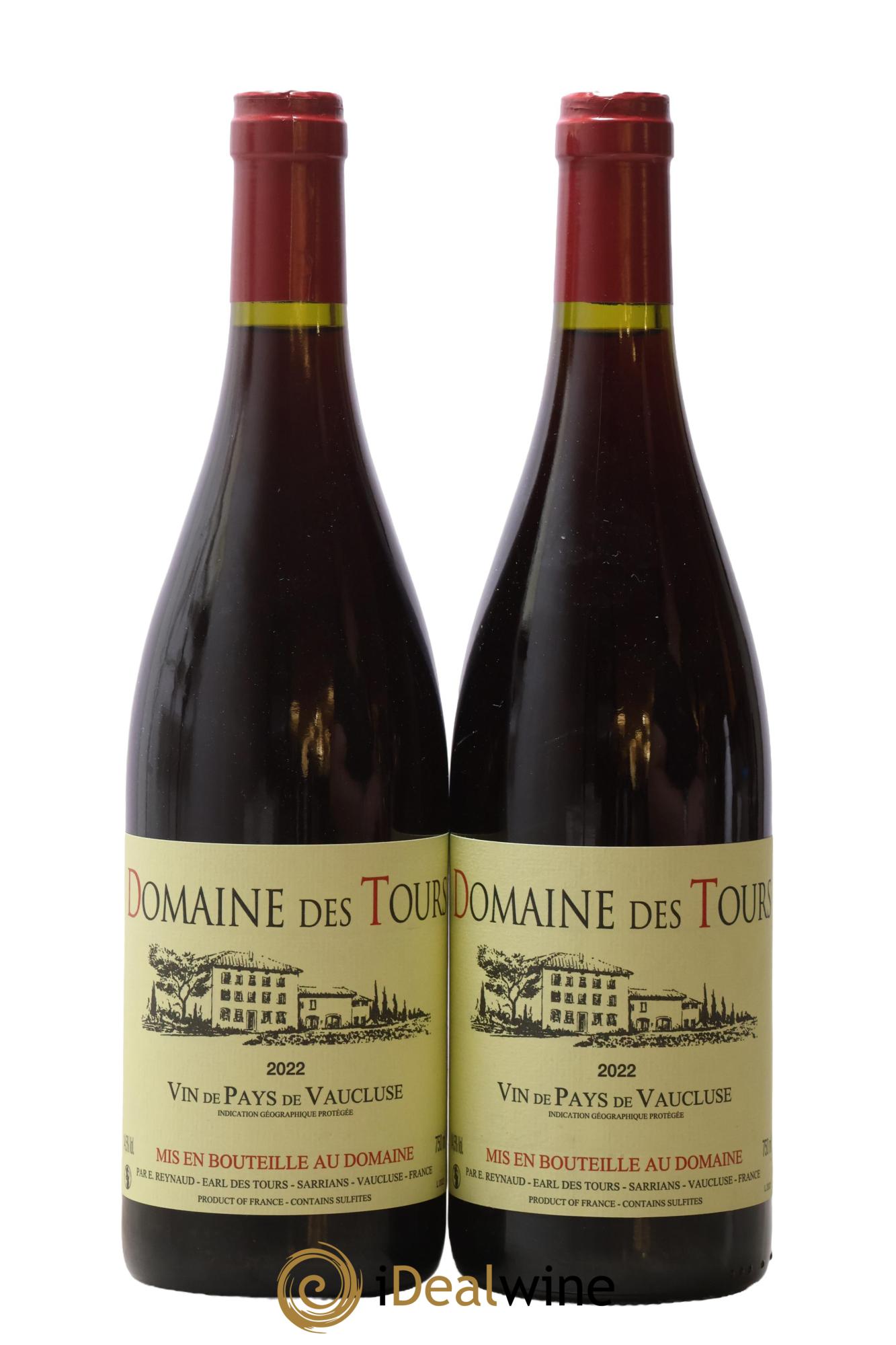 Vaucluse (Vin de Pays de Vaucluse) Domaine des Tours Emmanuel Reynaud 2022 - Posten von 2 Flaschen - 0