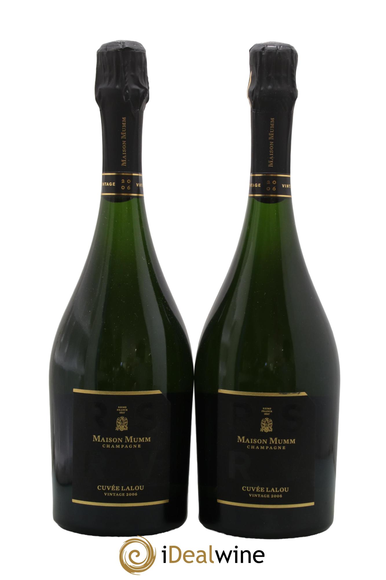 René Lalou Mumm 2006 - Lot de 2 bouteilles - 0