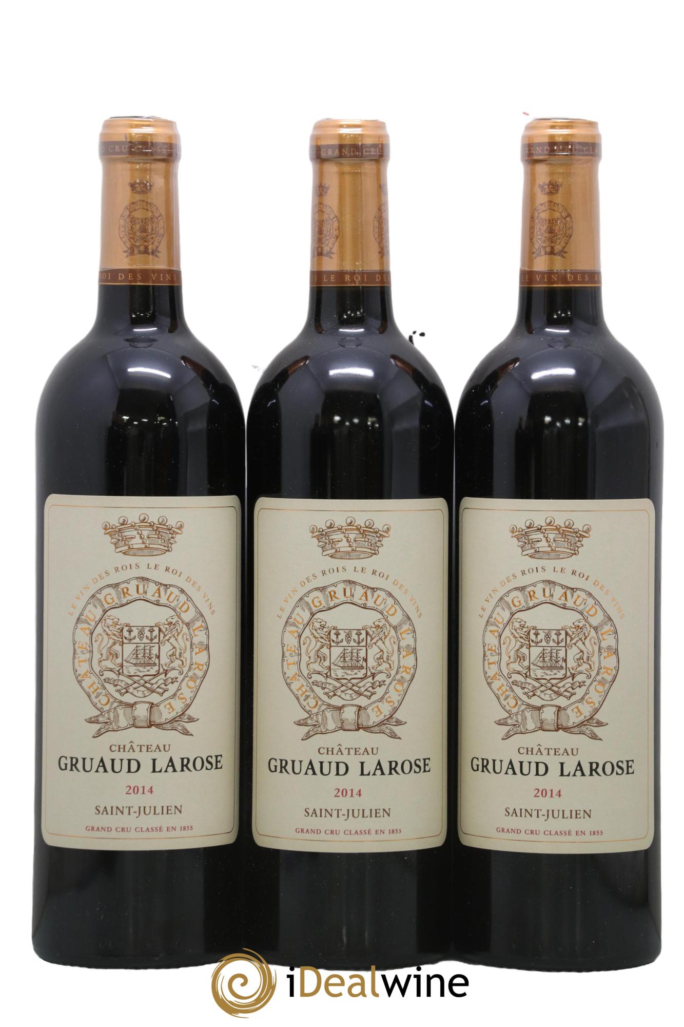 Château Gruaud Larose 2ème Grand Cru Classé  2014 - Lotto di 3 bottiglie - 0