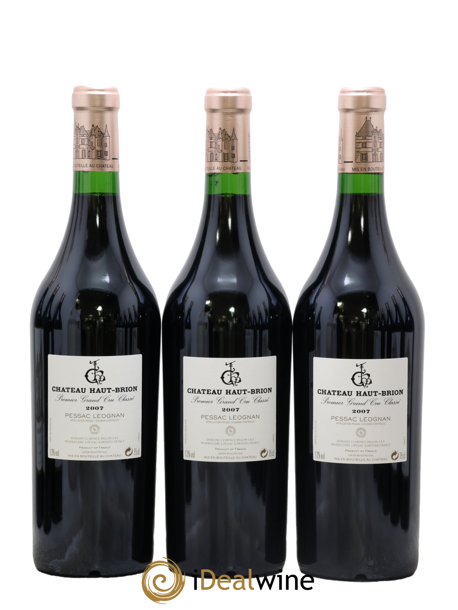 Château Haut Brion 1er Grand Cru Classé 2007 - Lot of 12 bottles - 2