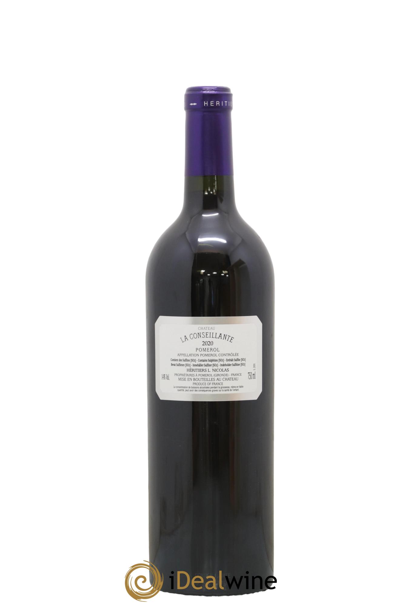 Château la Conseillante 2020 - Lot de 1 bouteille - 1