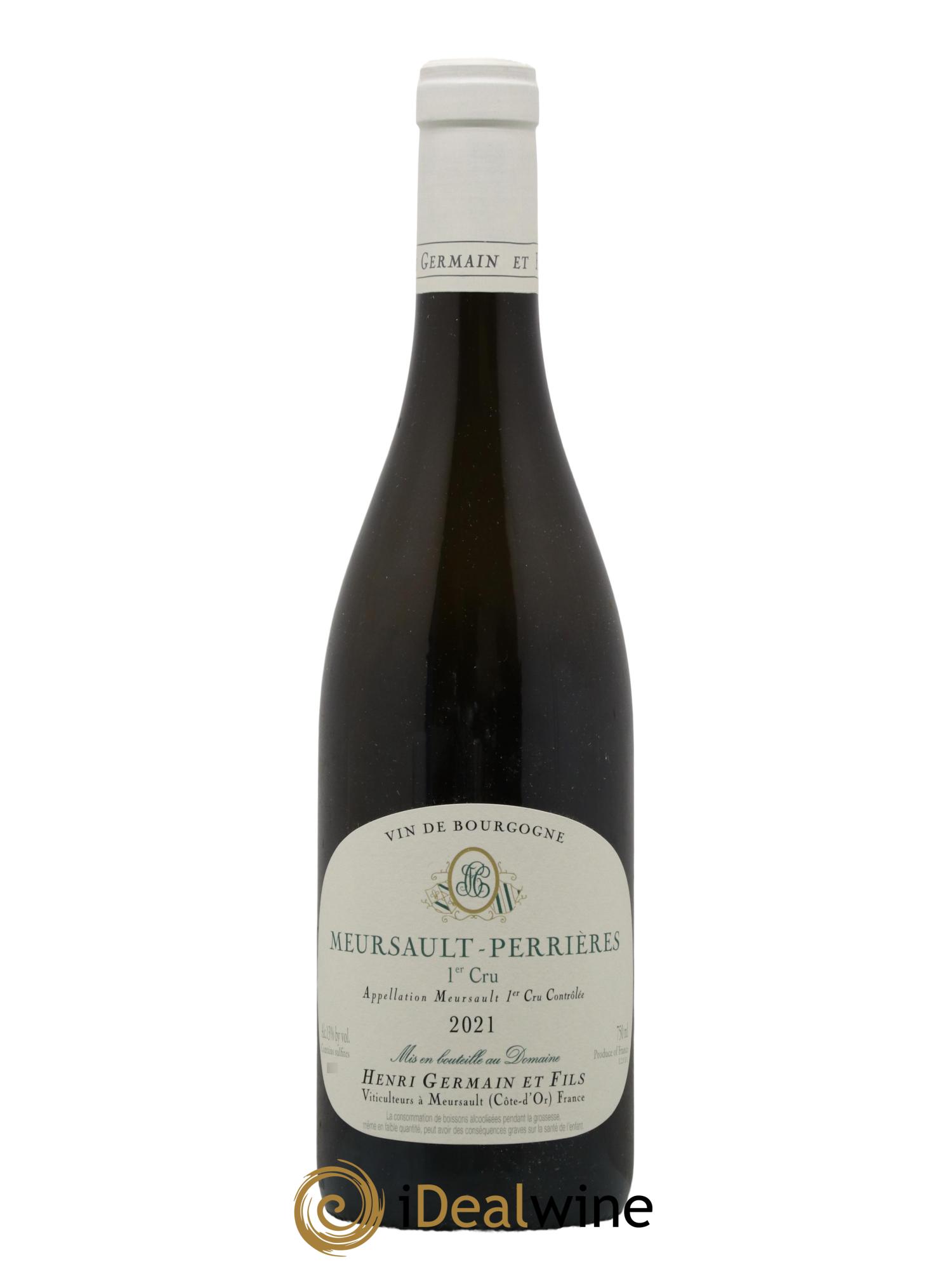 Meursault 1er Cru Perrières Henri Germain 2021 - Lot de 1 bouteille - 0