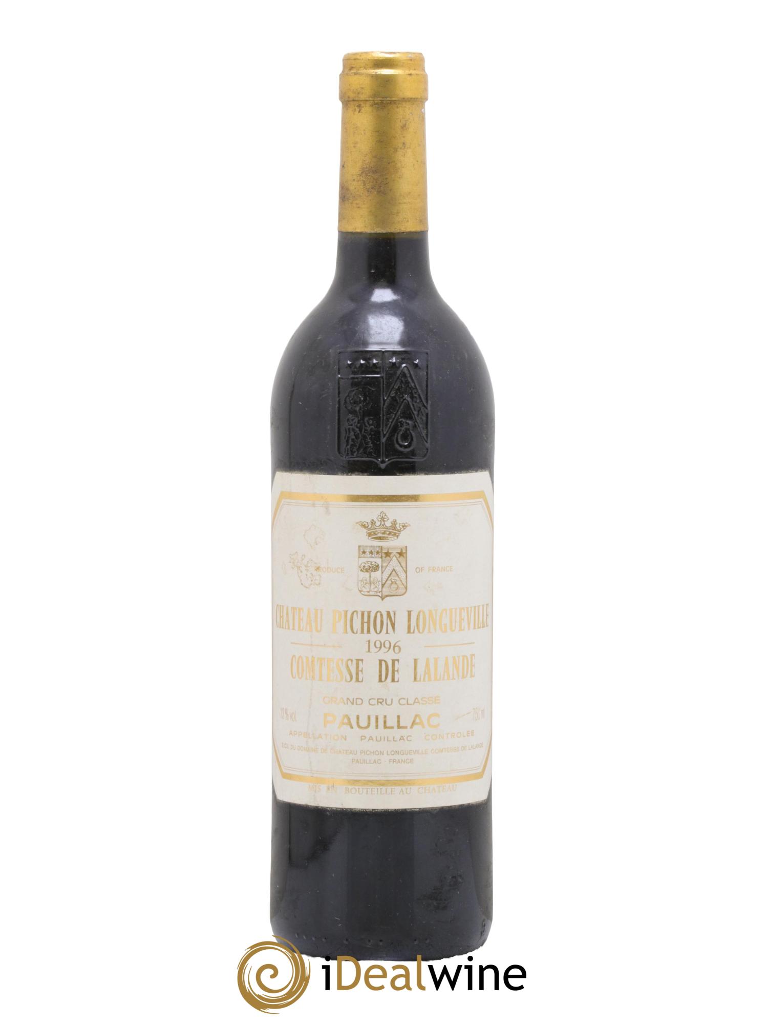 Château Pichon Longueville Comtesse de Lalande 2ème Grand Cru Classé 1996 - Lot of 1 bottle - 0