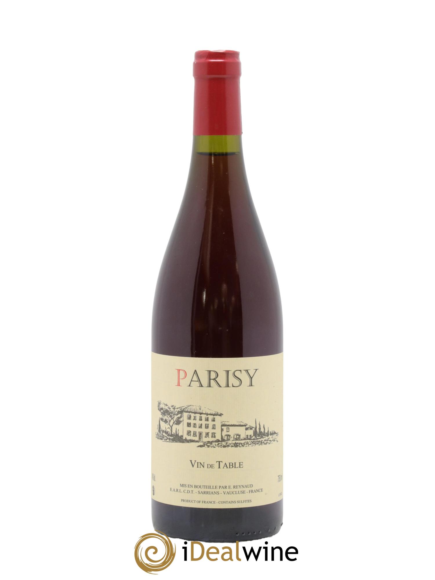 Vin de Table Parisy Emmanuel Reynaud 2019 - Lot de 1 bouteille - 0