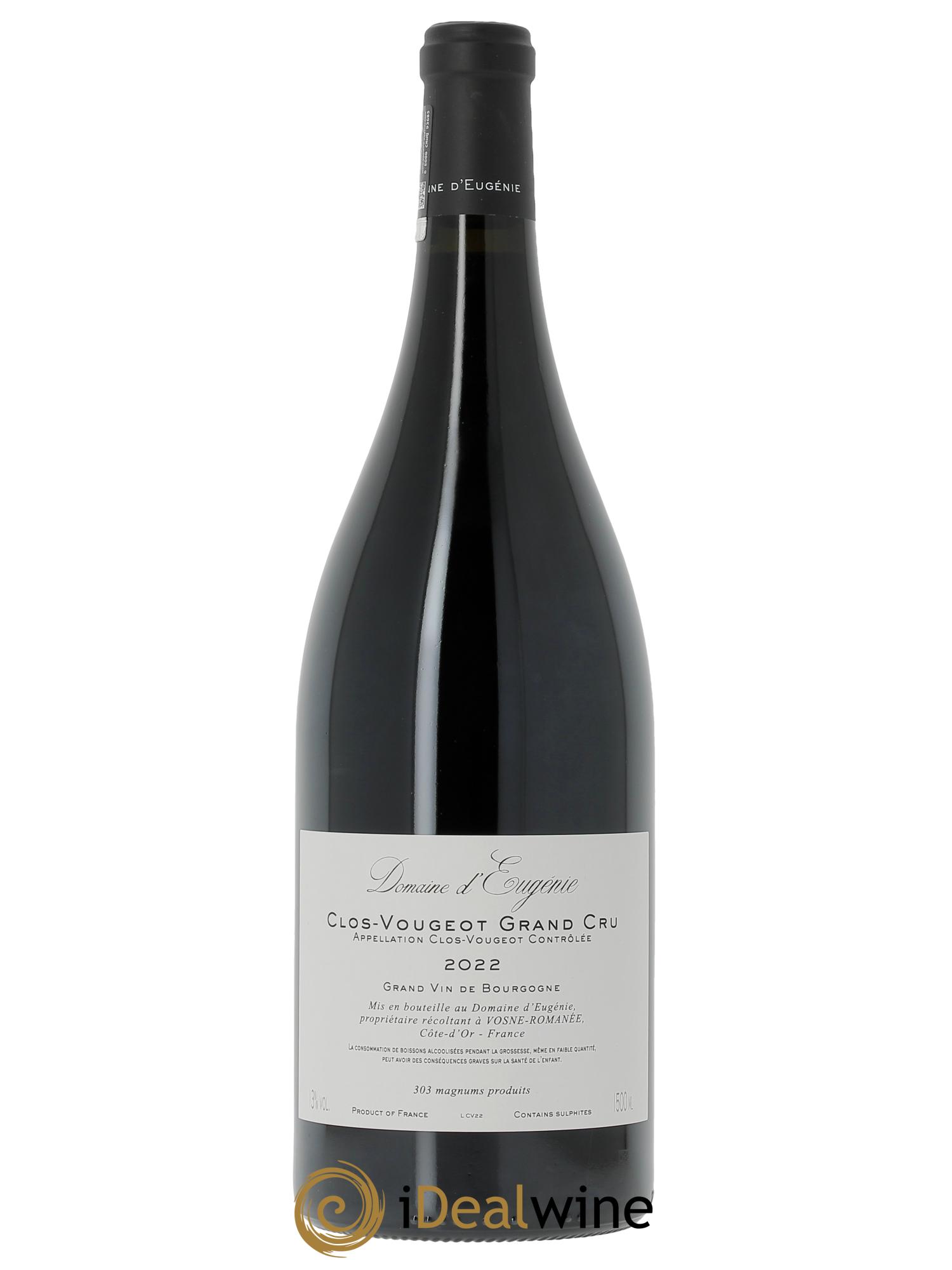 Clos de Vougeot Grand Cru Domaine René Engel - Domaine Eugénie 2022 - Lot of 1 magnum - 2