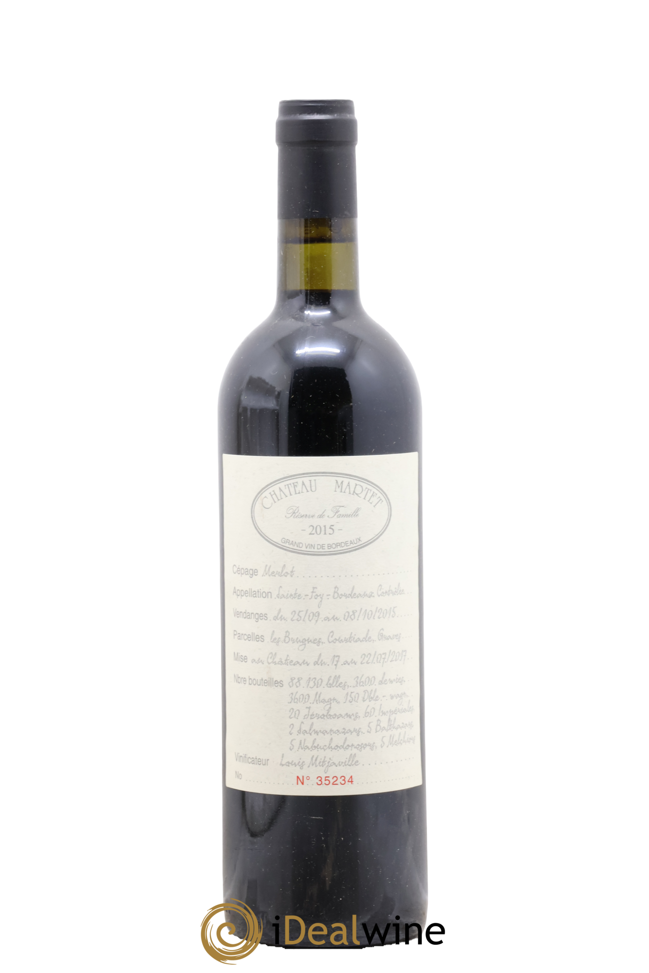 Château Martet 2015 - Lot of 1 bottle - 0