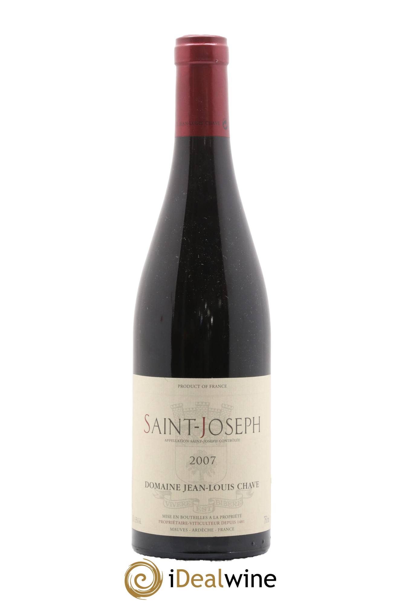 Saint-Joseph Jean-Louis Chave 2007 - Lot of 1 bottle - 0