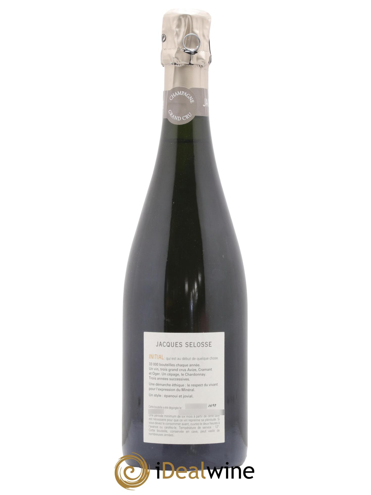Initial Brut Jacques Selosse - Lot de 1 bouteille - 1
